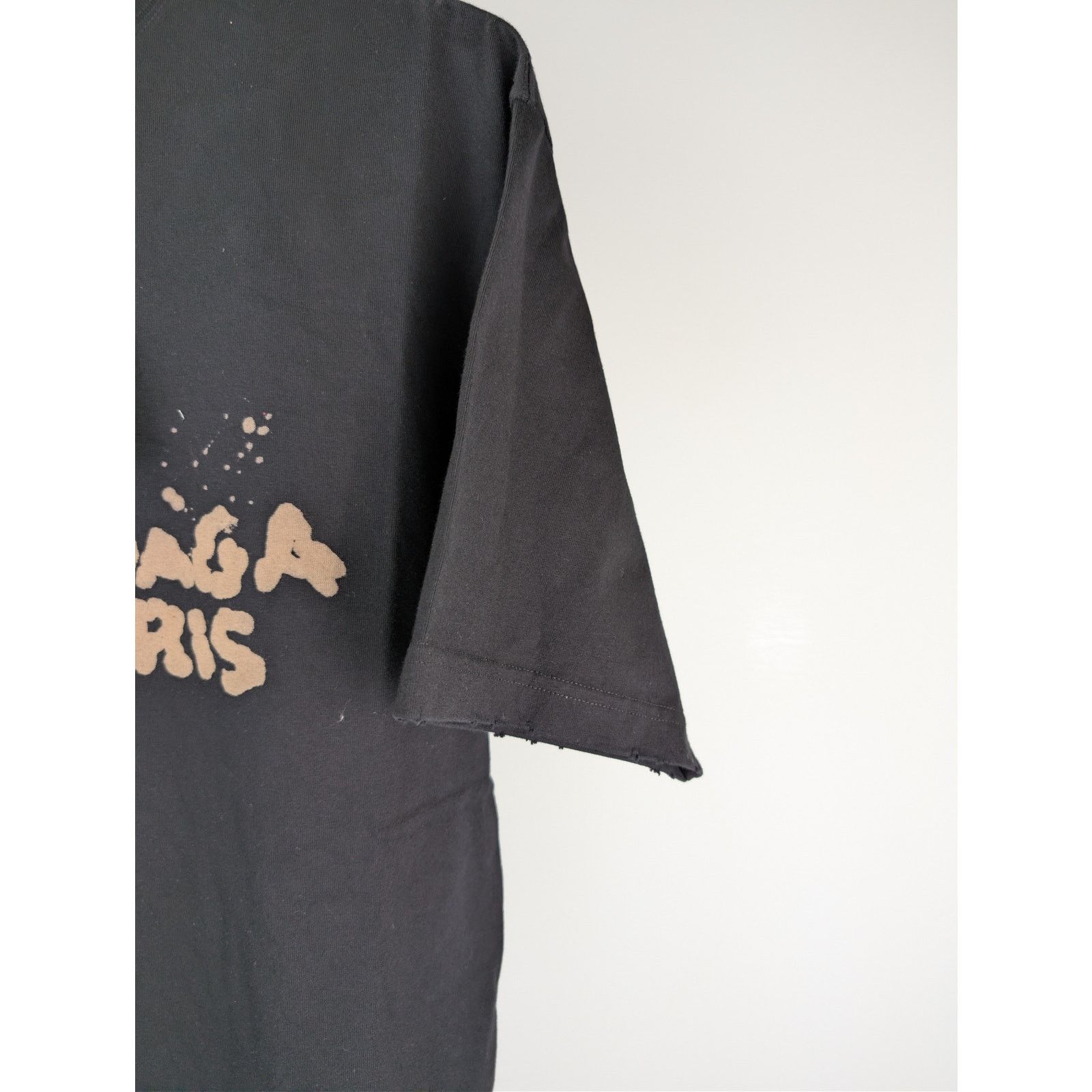 Balenciaga o1rshd1 Hand Drawn BB Icon Vintage Jersey Medium Fit T-Shirt Size US XS / EU 42 / 0 - 5 Thumbnail