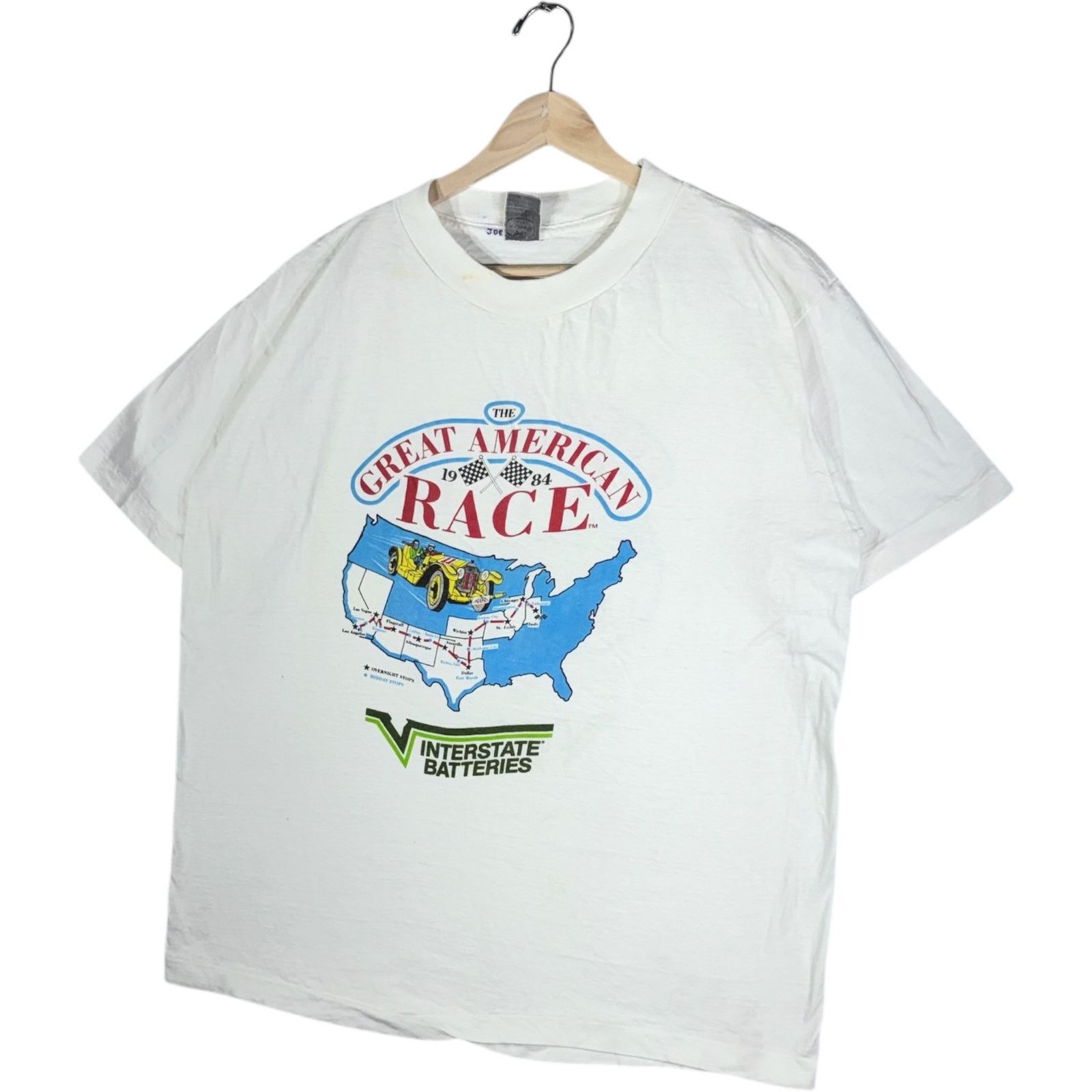 Vintage Vintage The Great American Race Car Tee 1984 XL Size US XL / EU 56 / 4 - 3 Thumbnail