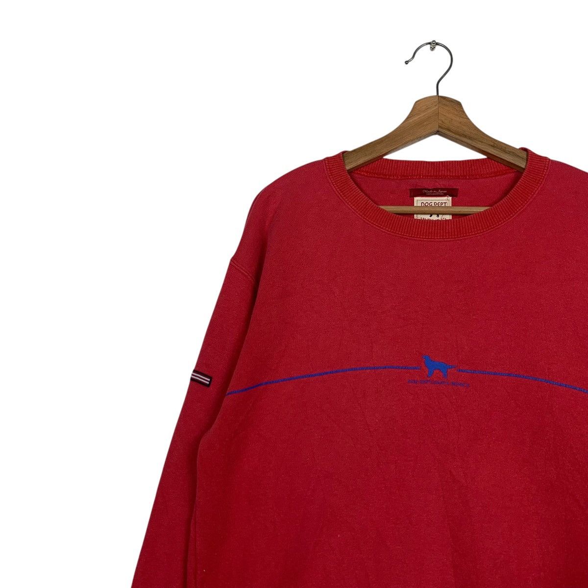 Vintage DOG DEPT Santa Monica Red Crewneck Sweatshirt #2421-C108 Size US M / EU 48-50 / 2 - 6 Thumbnail