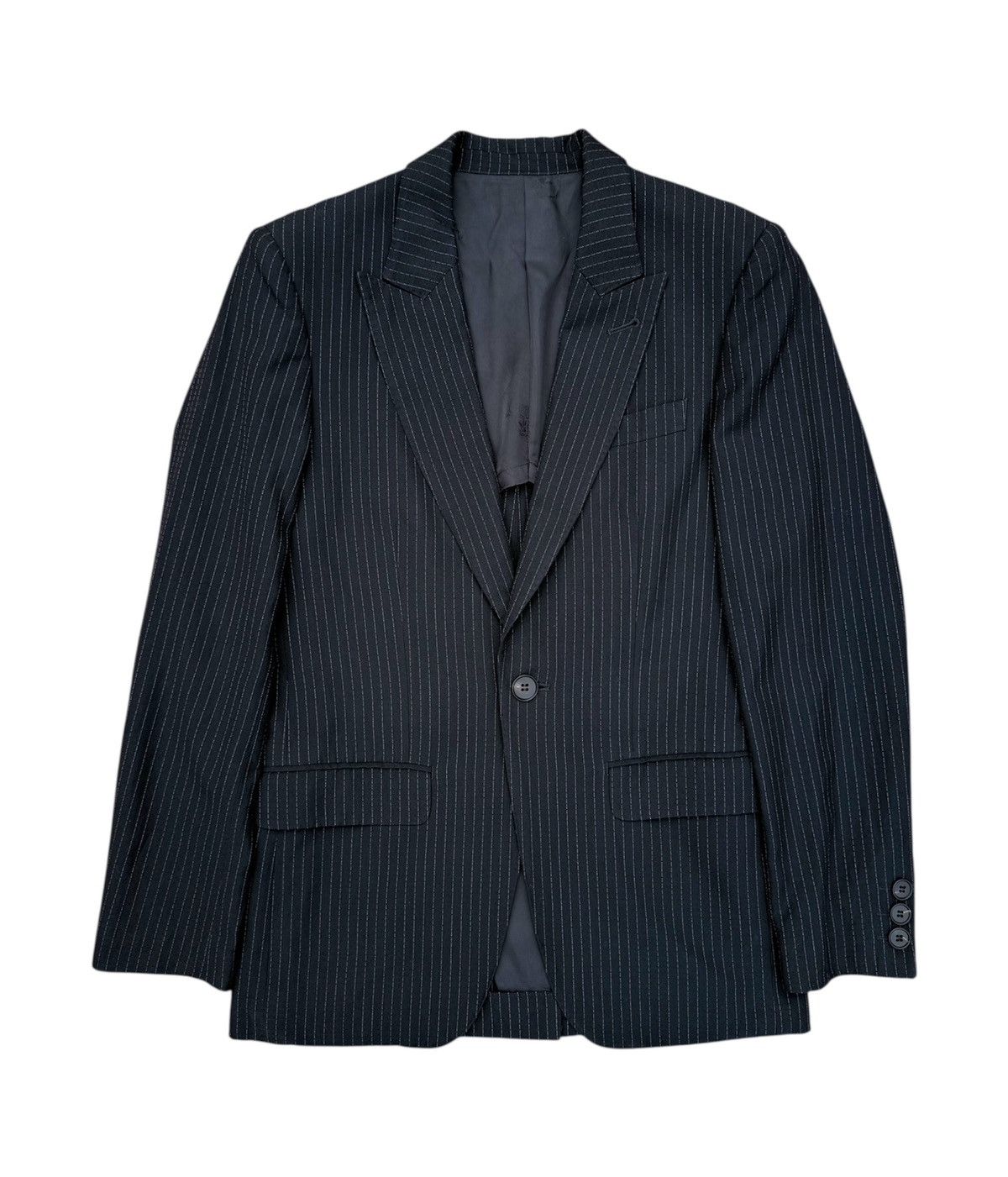 Jean Paul Gaultier JEAN PAUL GAULTIER Pin Striped Tailored Blazer Jacket Size 46R - 2 Thumbnail