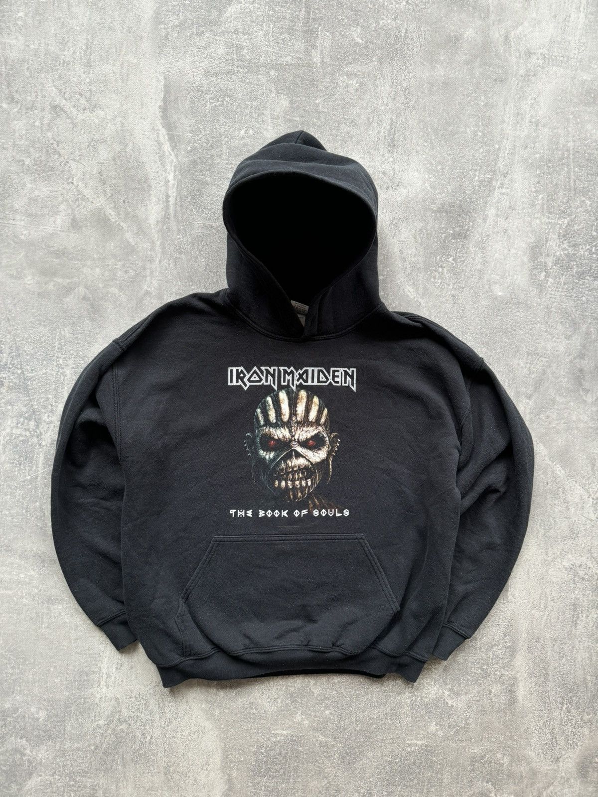 Band Tees × Iron Maiden × Vintage Vintage Iron Maiden The Book of Souls Hoodie Size US L / EU 52-54 / 3 - 1 Thumbnail