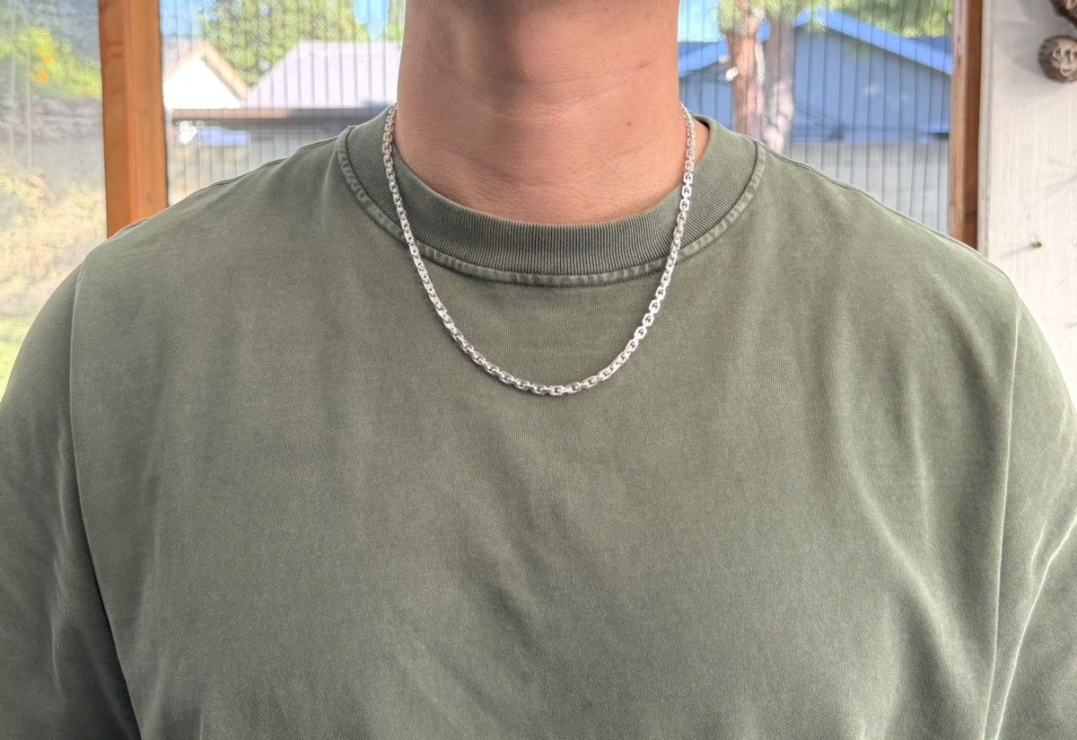 Sterling Silver Sterling silver cable link chain 22” Size ONE SIZE - 1 Thumbnail