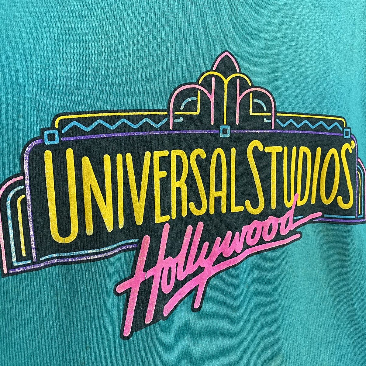 Universal Studios × Vintage 💥RARE💥 VINTAGE UNIVERSAL STUDIOS HOLLYWOOD FADED TEE Size US M / EU 48-50 / 2 - 5 Thumbnail