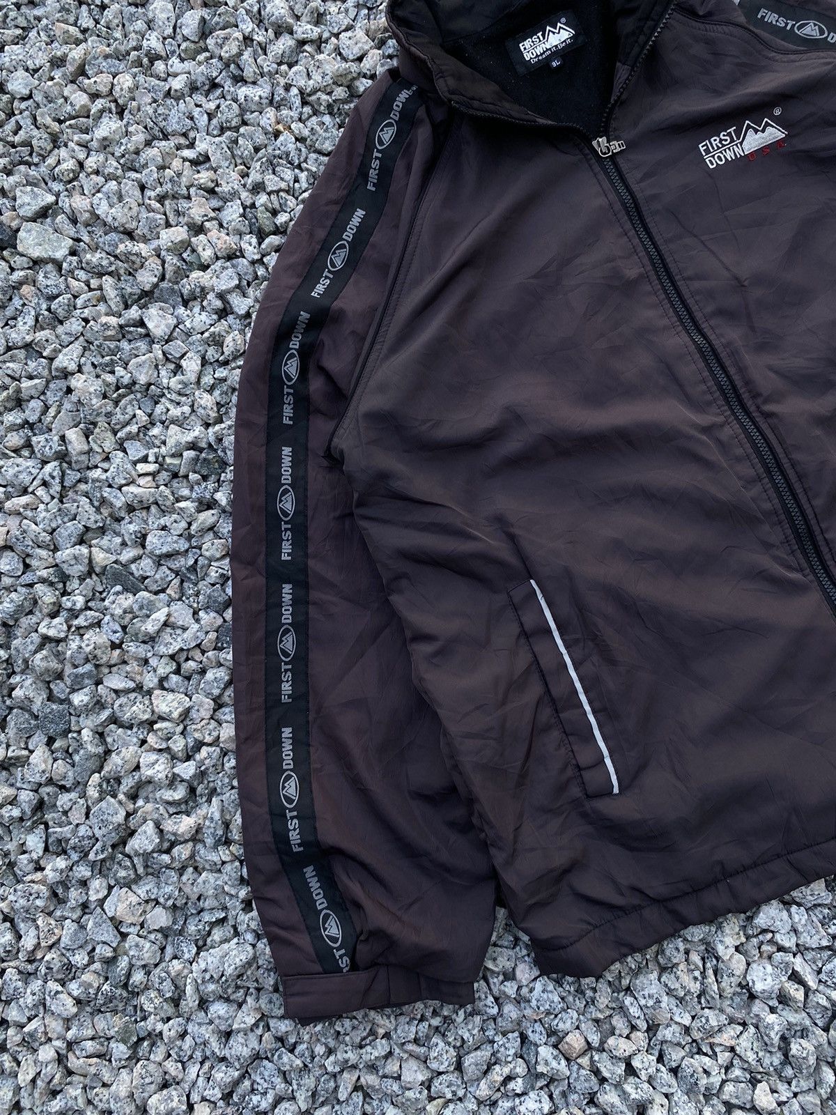 Vintage Vintage First Down Full Zipper Jacket Size US XXL / EU 58 / 5 - 2 Thumbnail