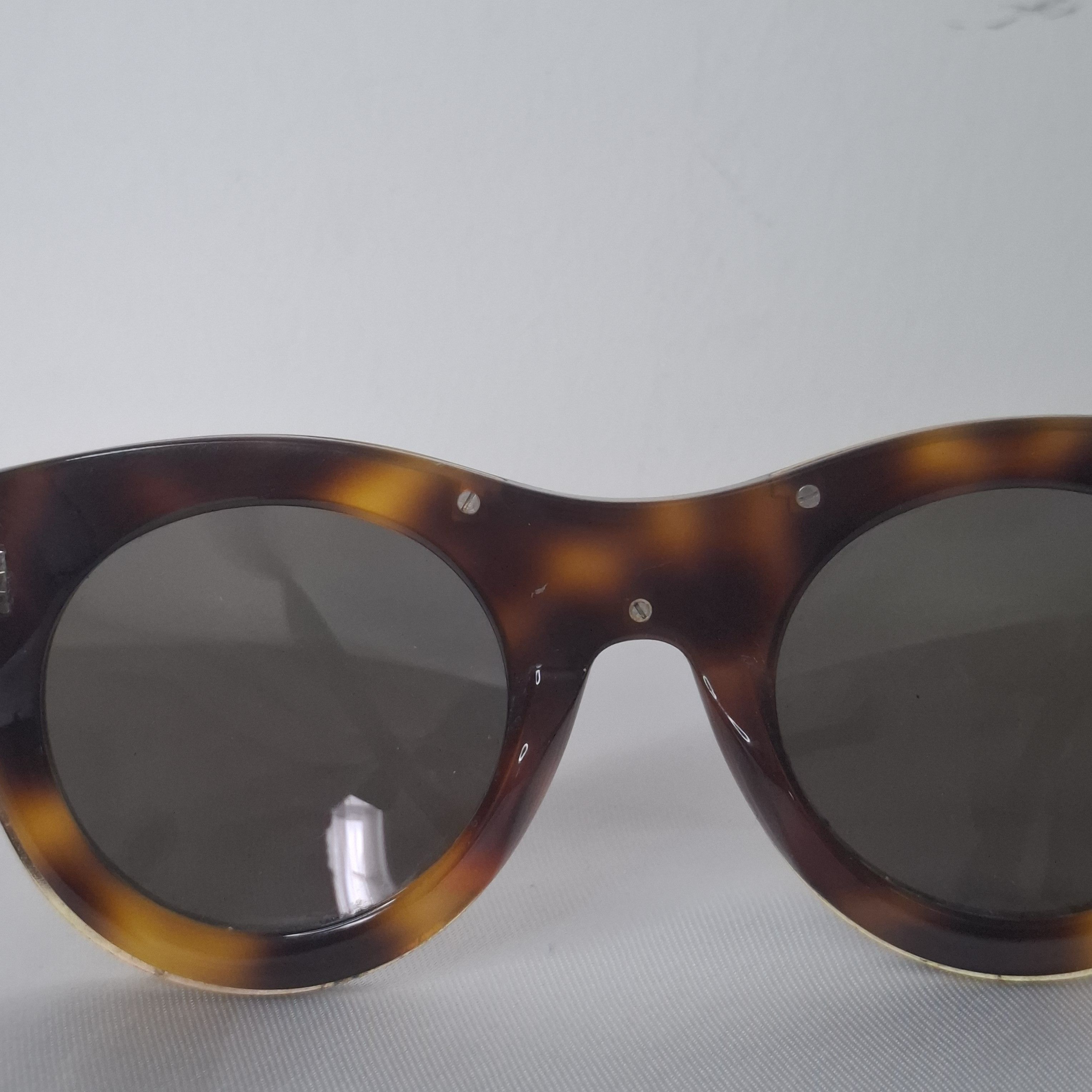 Celine CELINE Brown Leopard Print Phoebe Philo Sunglasses Size ONE SIZE - 7 Thumbnail