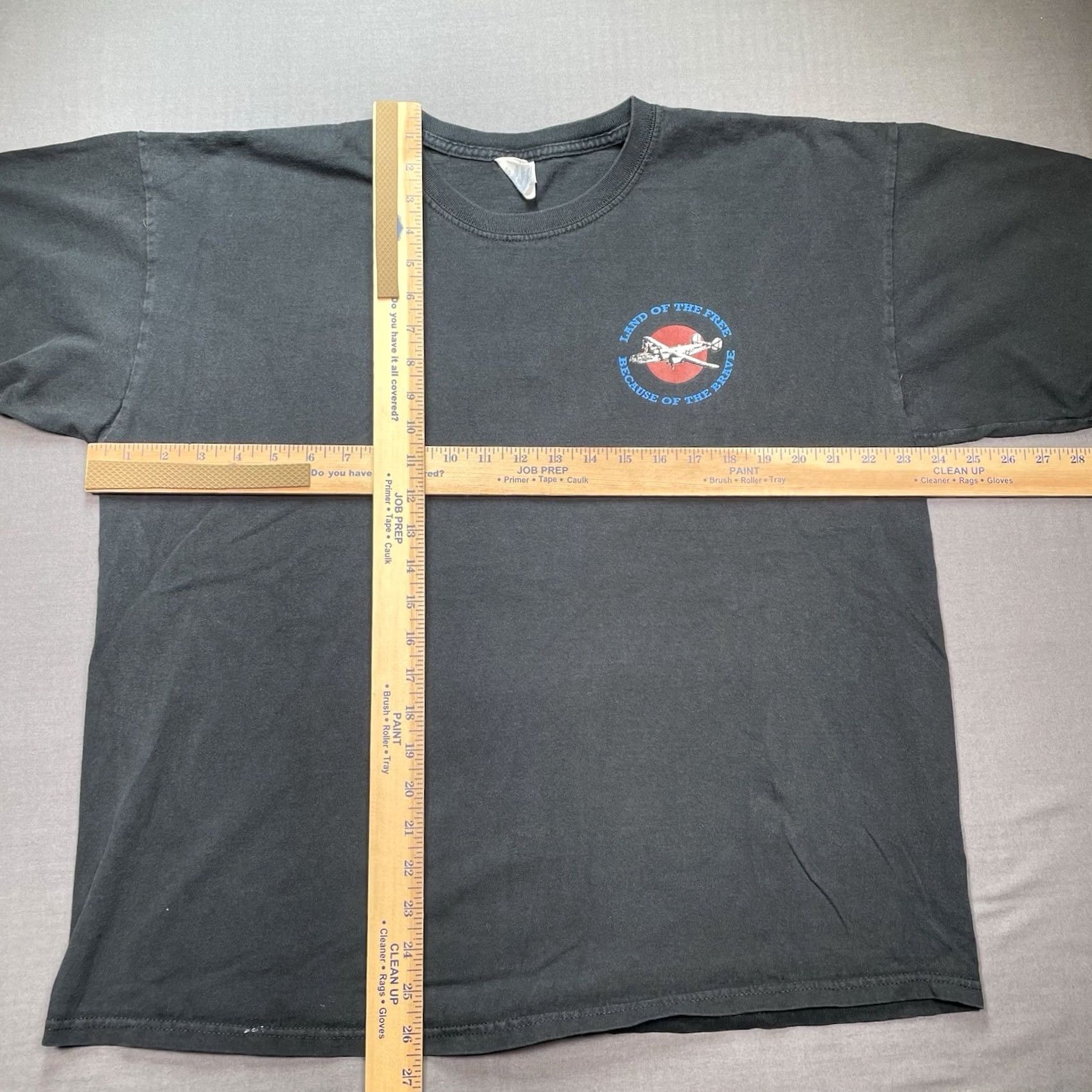 Vintage B24 Liberator Shirt Mens XL Military Plane Bull Snooker Consolidated Aircraft T-Shirt Crew Neck Short Sleeve Black Cotton Jersey Unbranded Regular Size US XL / EU 56 / 4 - 7 Thumbnail