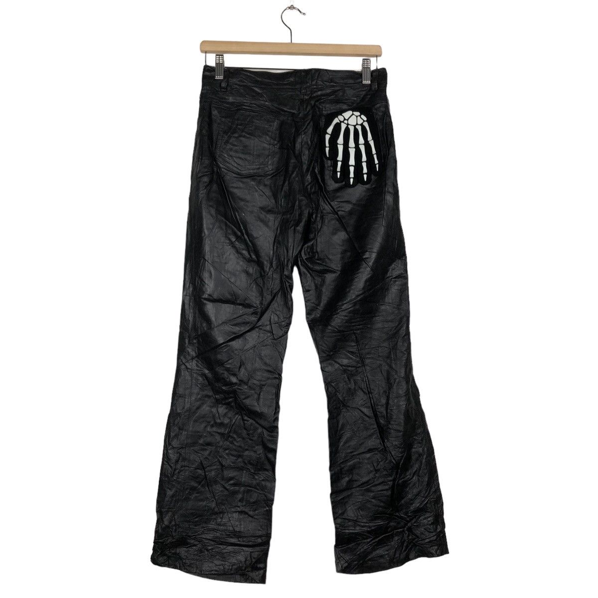 Genuine Leather 🔥Rare Genuine Leather Racing Pants Inspire Rick Owens Size US 28 / EU 44 - 7 Thumbnail