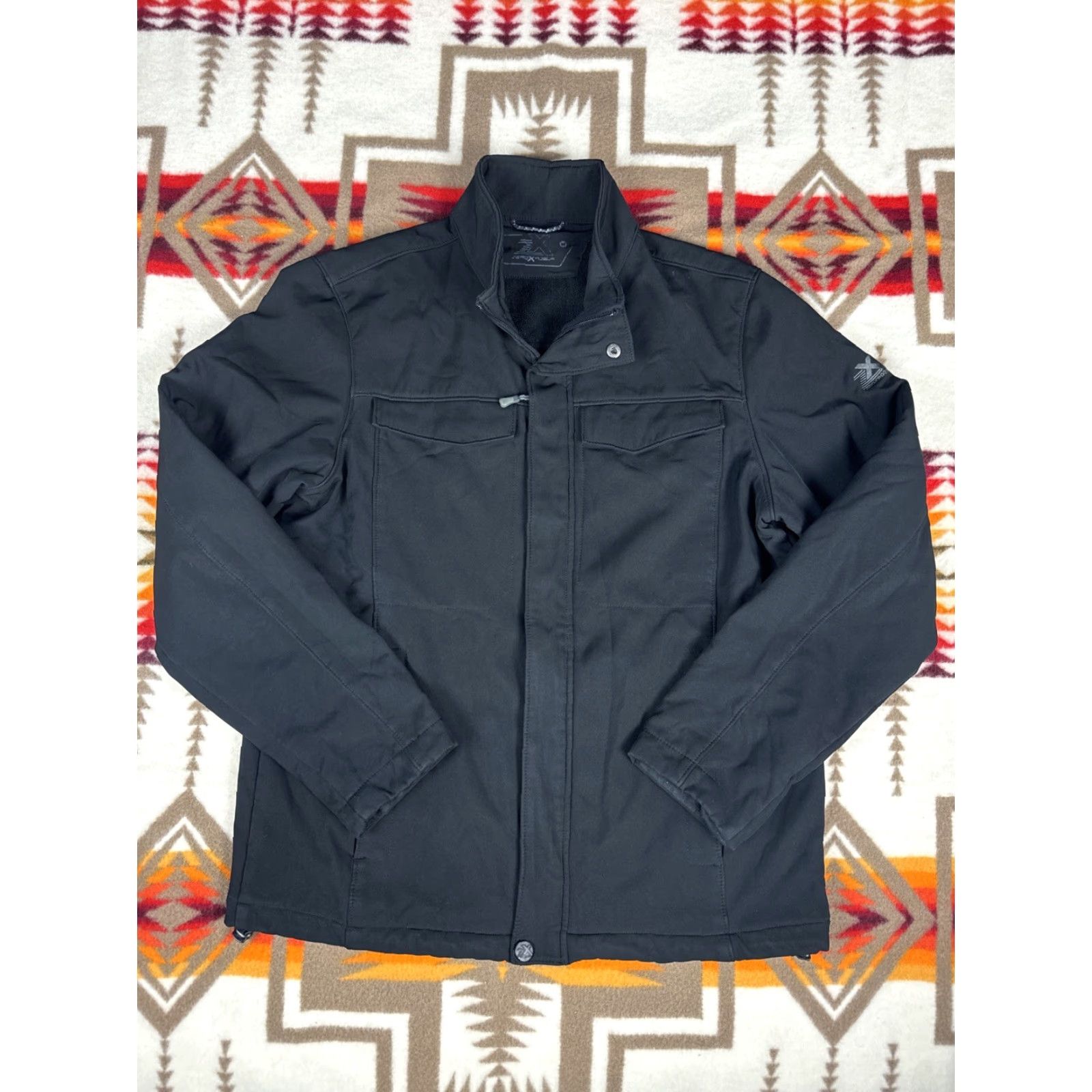 ZeroXposur Zeroxposur Men’s M Black Soft shell Zipper Jacket Outdoors Windbreaker Size US M / EU 48-50 / 2 - 2 Thumbnail