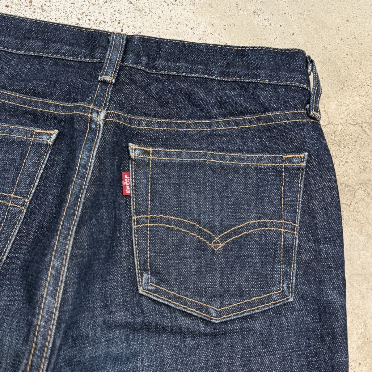 Levi's Vintage Y2K J41 Dark Indigo Denim Levis Women Pants Size 29" - 13 Thumbnail