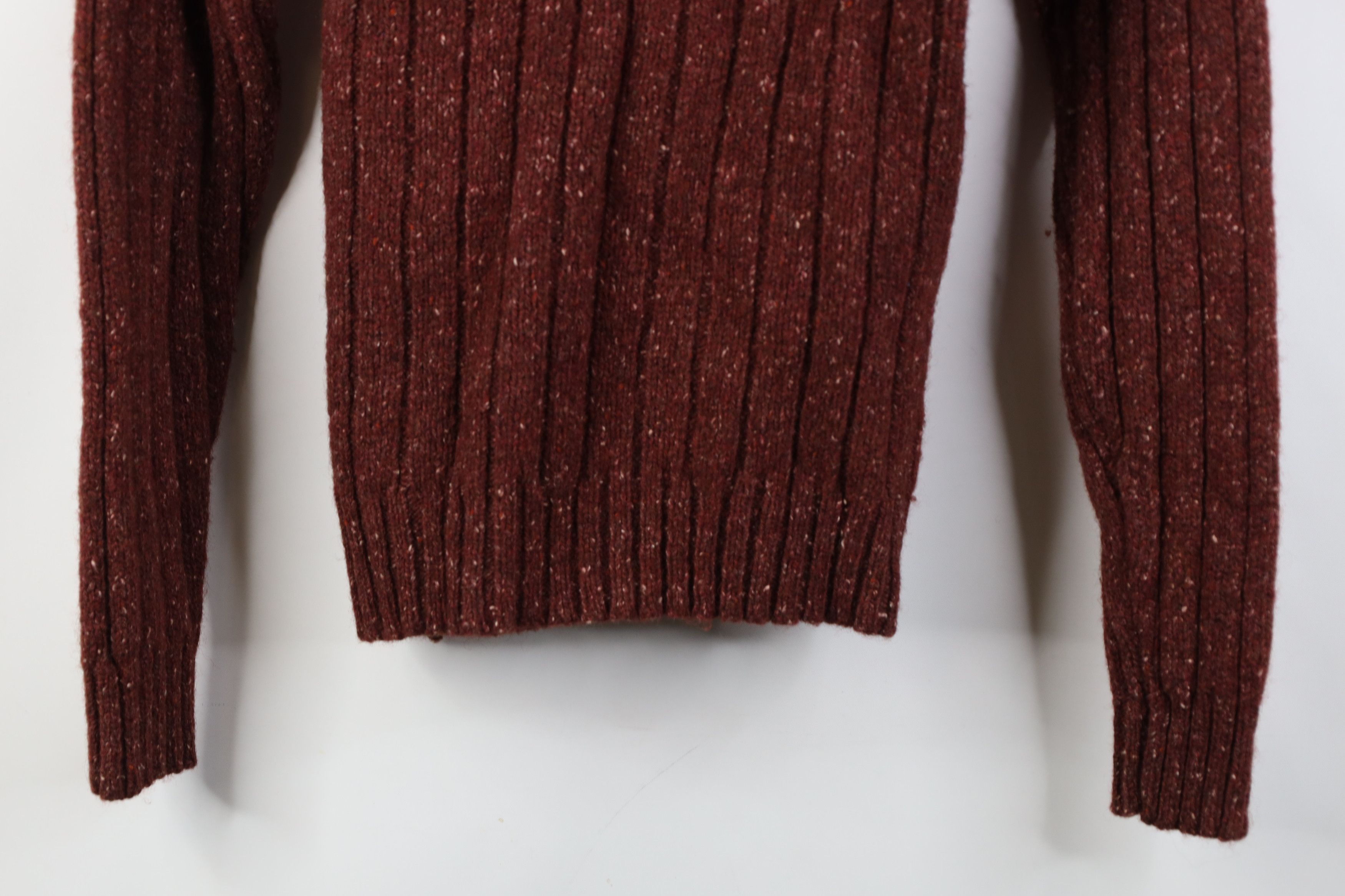 Timberland Vintage 90s Timberland Wool Blend Ribbed Knit Sweater Red Size US XS / EU 42 / 0 - 3 Thumbnail