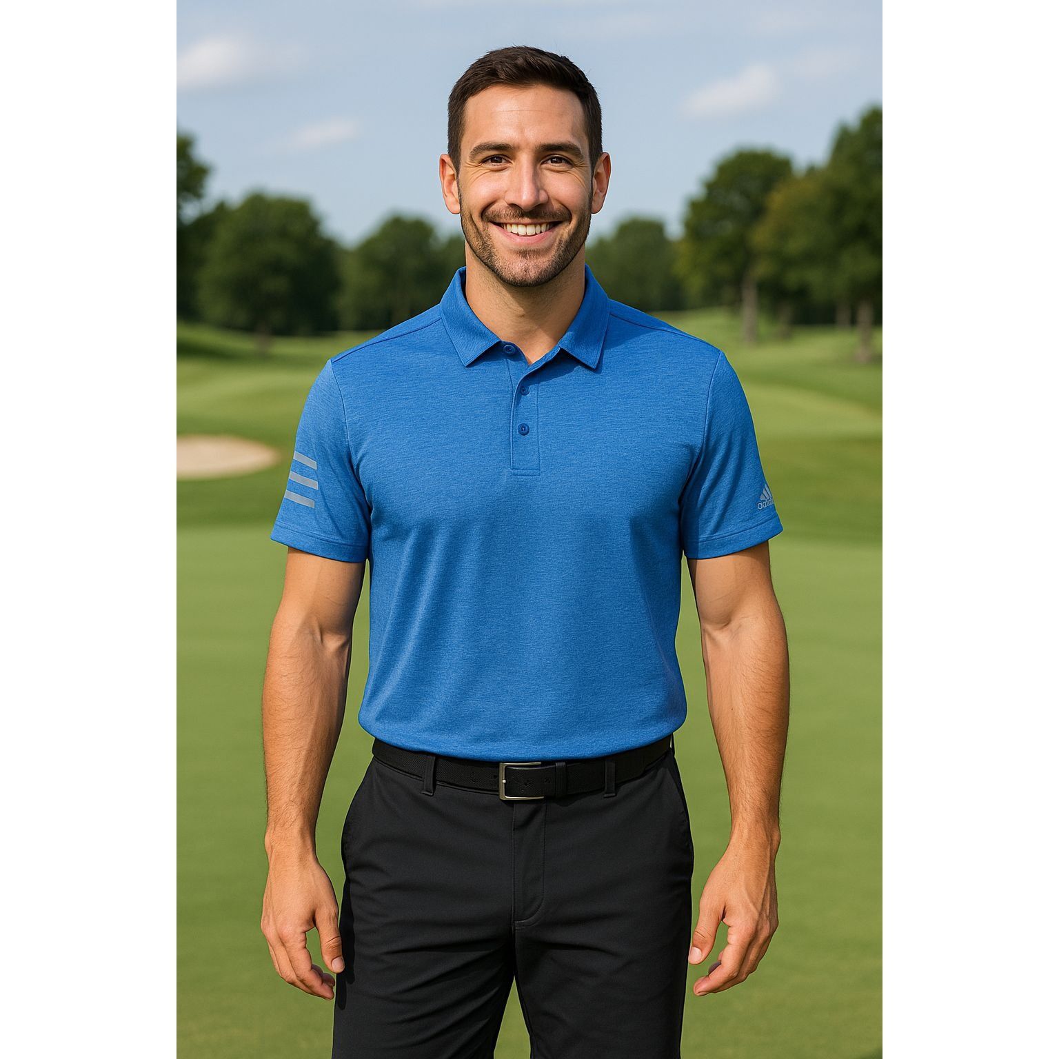 Adidas Adidas Aeroready Golf Polo Shirt Blue Mens Size Large Perfor Size US S / EU 44-46 / 1 - 1 Thumbnail