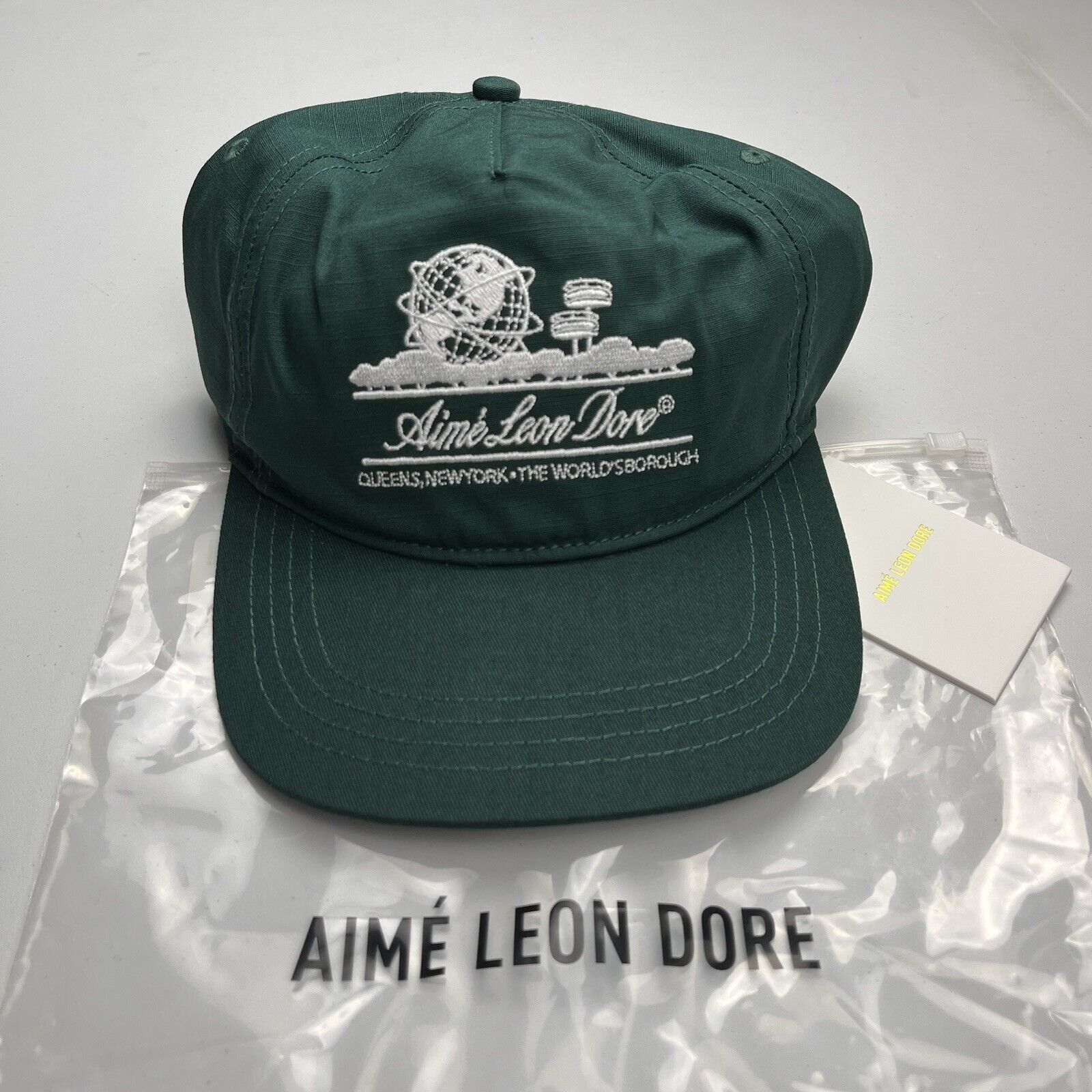 Aime Leon Dore Aime Leon Dore Unisphere Hat Botanical Green Snapback ...