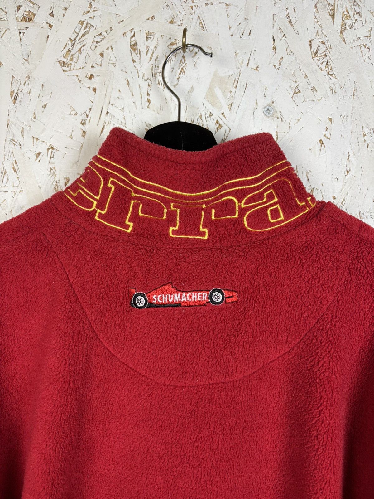 Ferrari 90s Ferrari Michael Schumacher Half Zip Fleece Red Size S Size US S / EU 44-46 / 1 - 7 Thumbnail