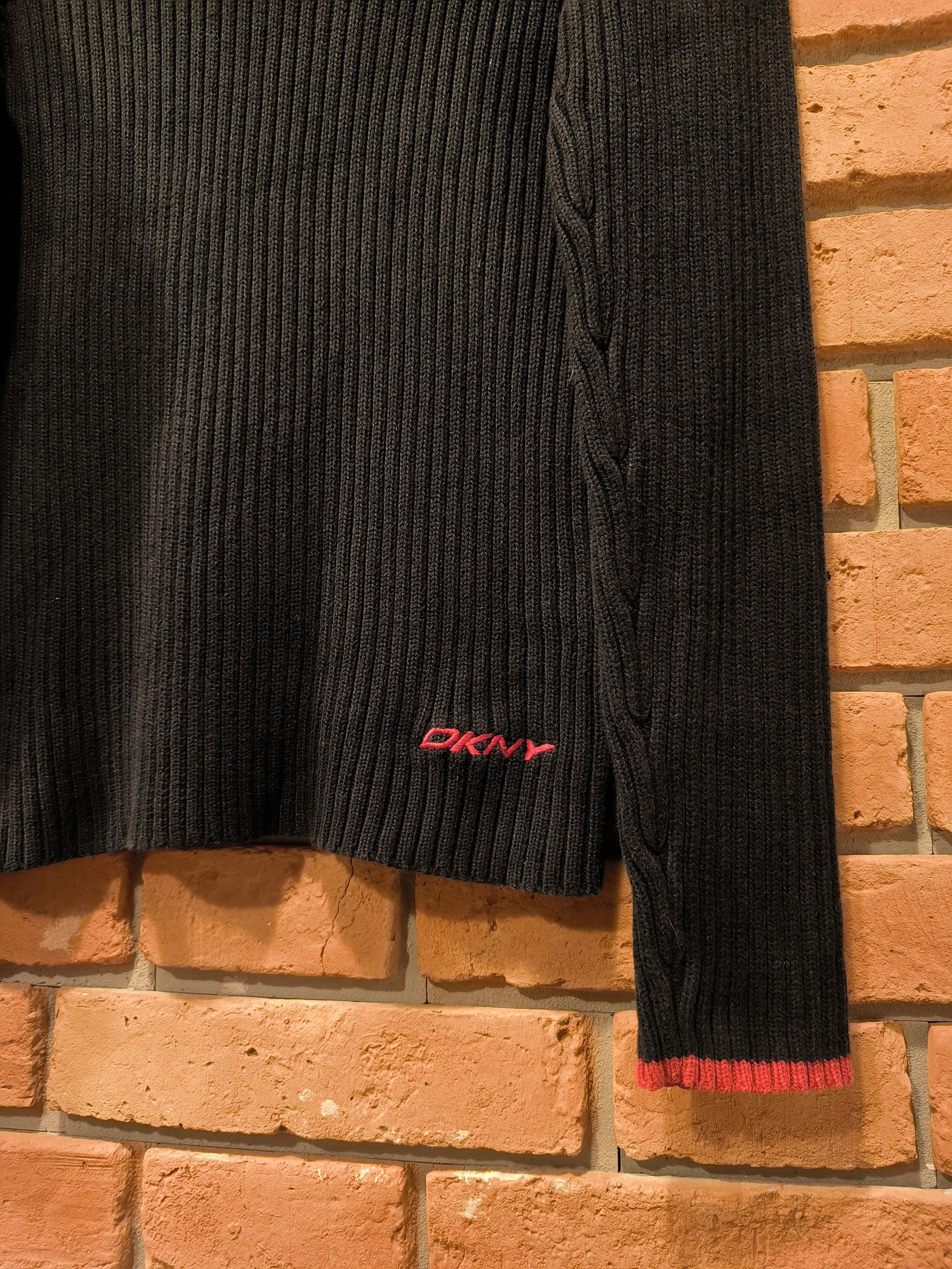 DKNY × Vintage Vintage DKNY Sweatshirt Turtleneck Logo Golf Size US L / EU 52-54 / 3 - 2 Thumbnail