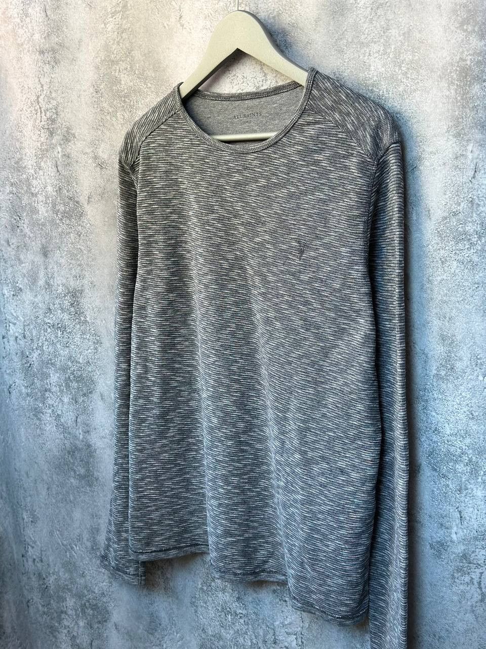 Allsaints ALLSAINTS Clash Long Sleeve Crew Neck Sweater Striped Size US L / EU 52-54 / 3 - 1 Thumbnail