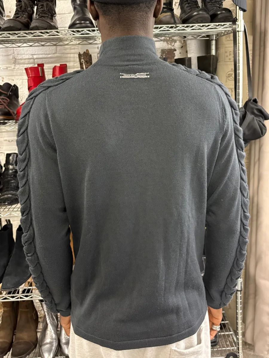 Jean Paul Gaultier 2000s Jean Paul Gaultier Woven Rope Turtleneck Sweater Size US S / EU 44-46 / 1 - 3 Thumbnail