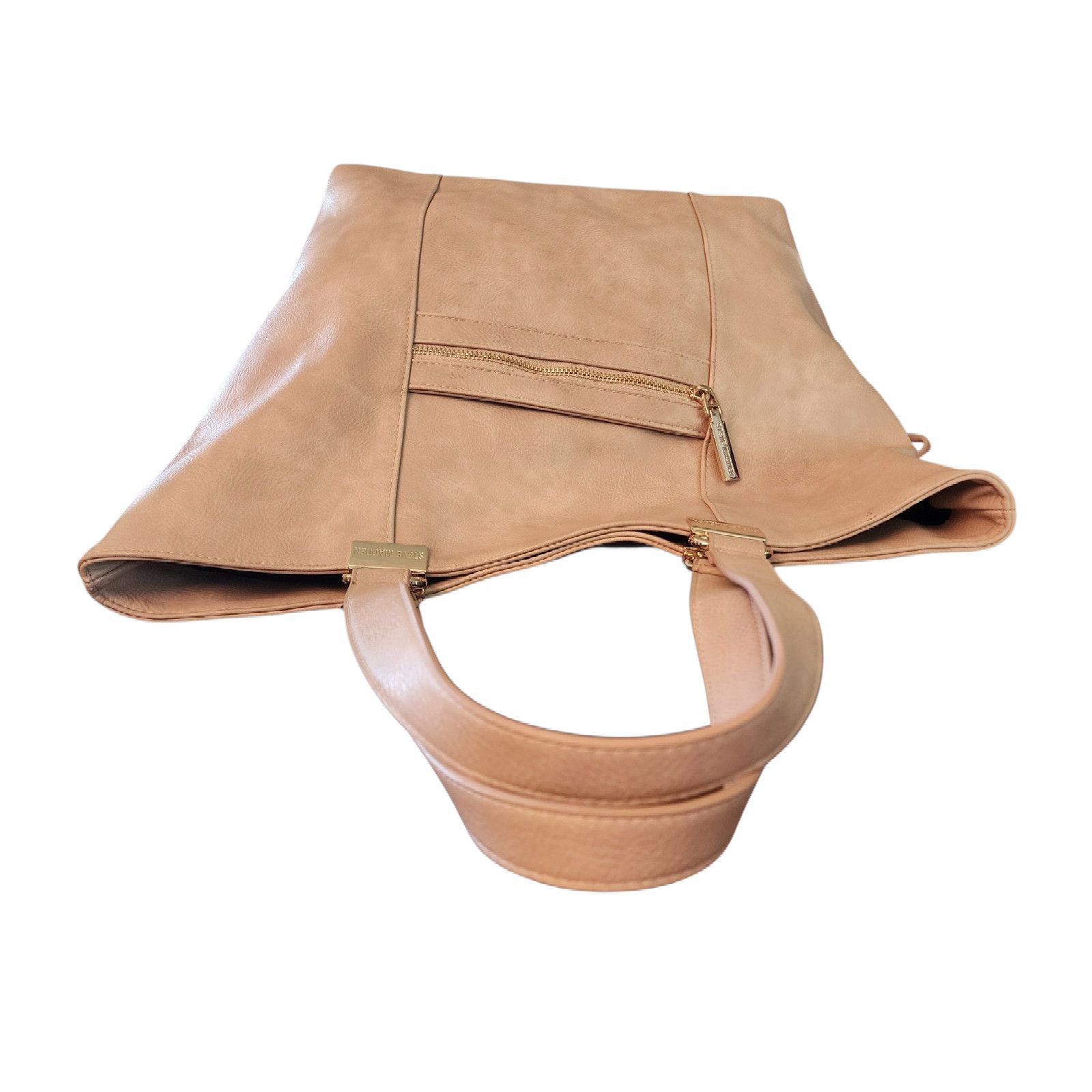 Steve Madden Steve Madden beige faux-leather tote bag Size ONE SIZE - 8 Thumbnail