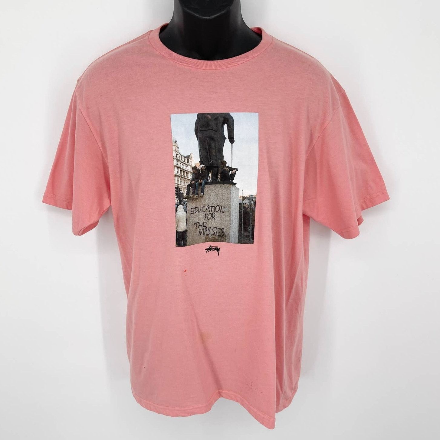 Stussy Stussy NEW Education For The Masses *SPOTS* T-Shirt