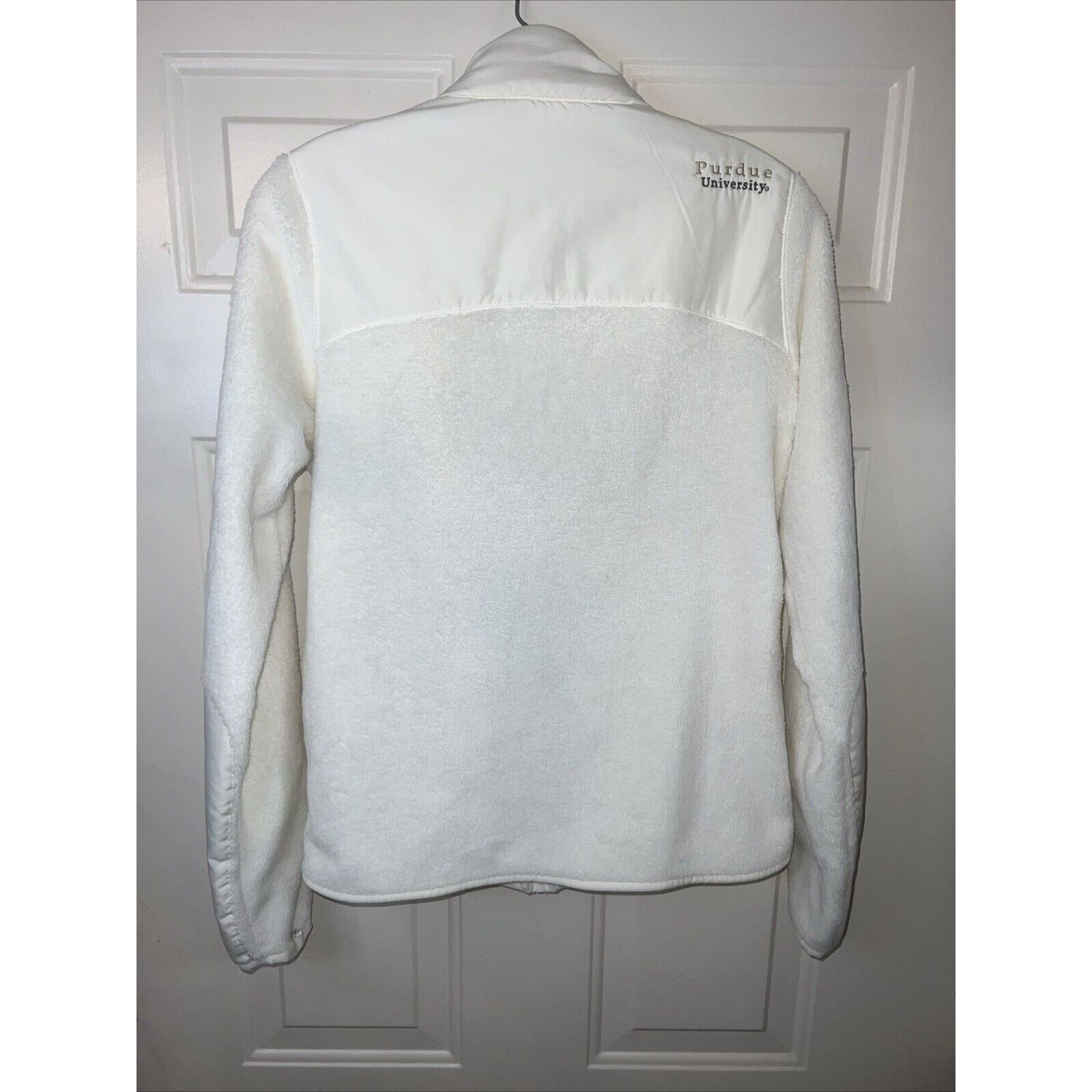 Champion Perdue Boilmakers Jacket Fleece Sweater White Medium Sherpa Size US M / EU 48-50 / 2 - 8 Thumbnail