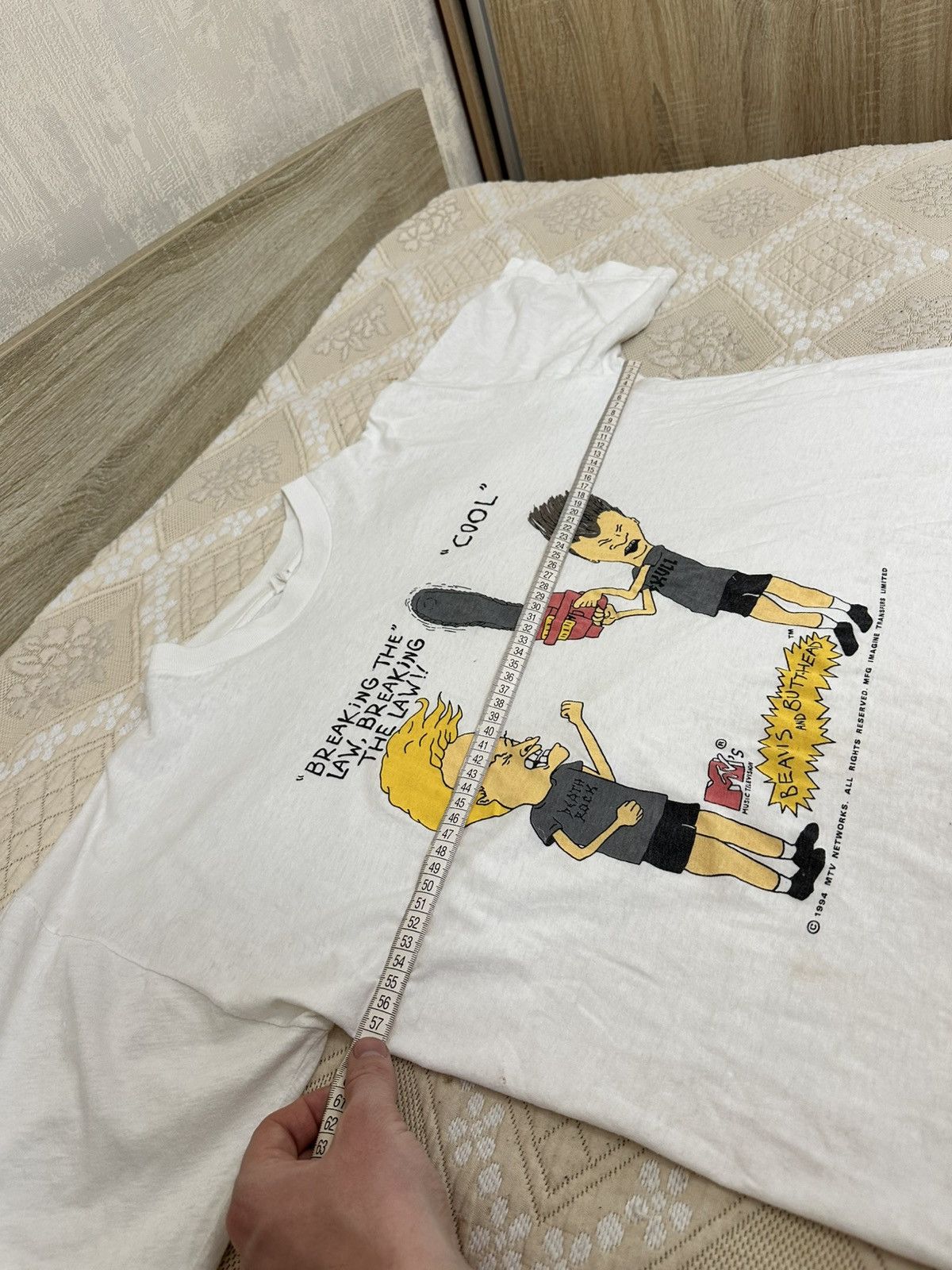 Mtv 🔥 Beavis And Butthead 1994 MTV Chicks Are Cool Rare T Shirt Size US M / EU 48-50 / 2 - 13 Thumbnail