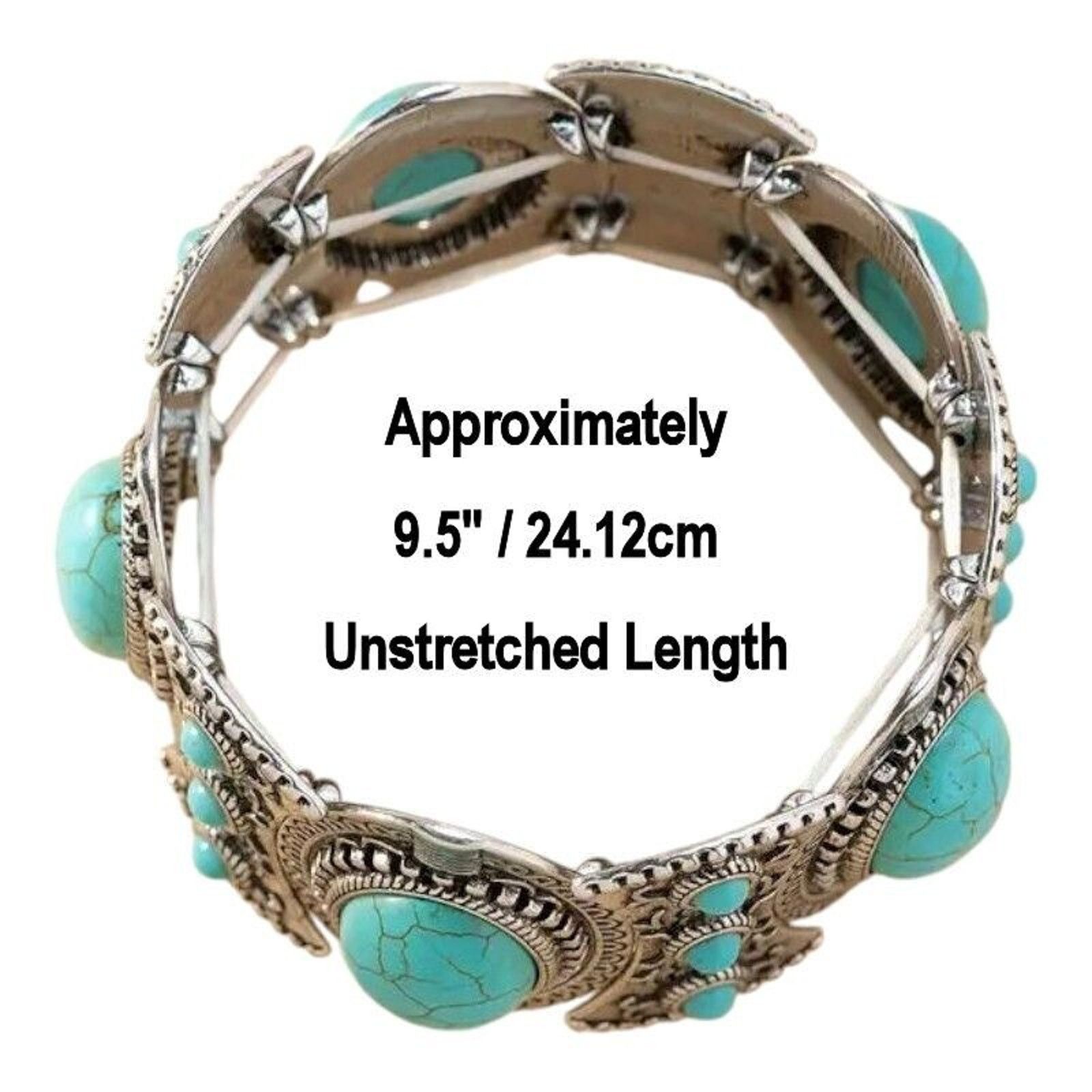 Other Faux Turquoise Native American Southwestern Style Bracelet Size ONE SIZE - 5 Thumbnail