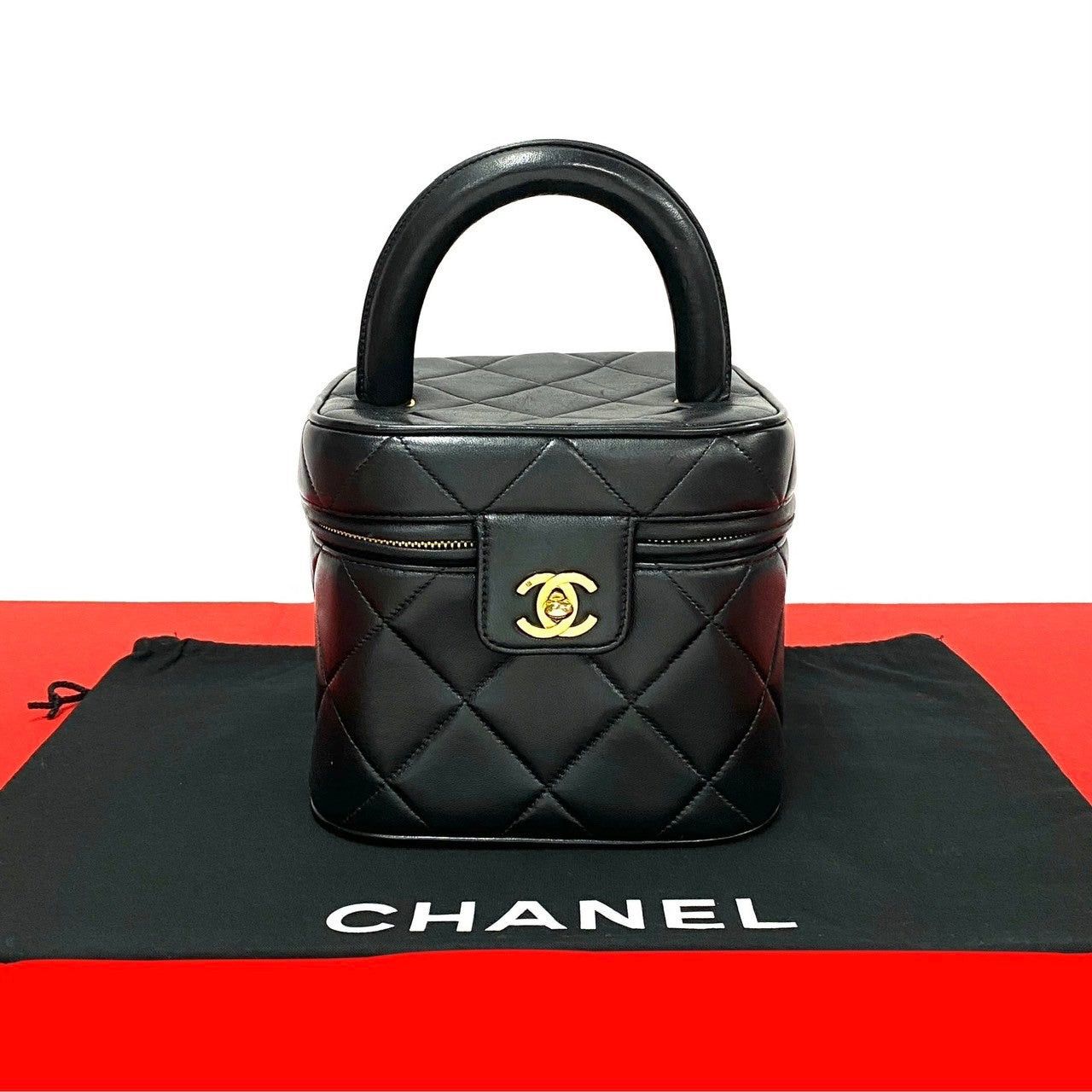 Chanel Chanel Handbag Black Leather Size ONE SIZE - 1 Thumbnail