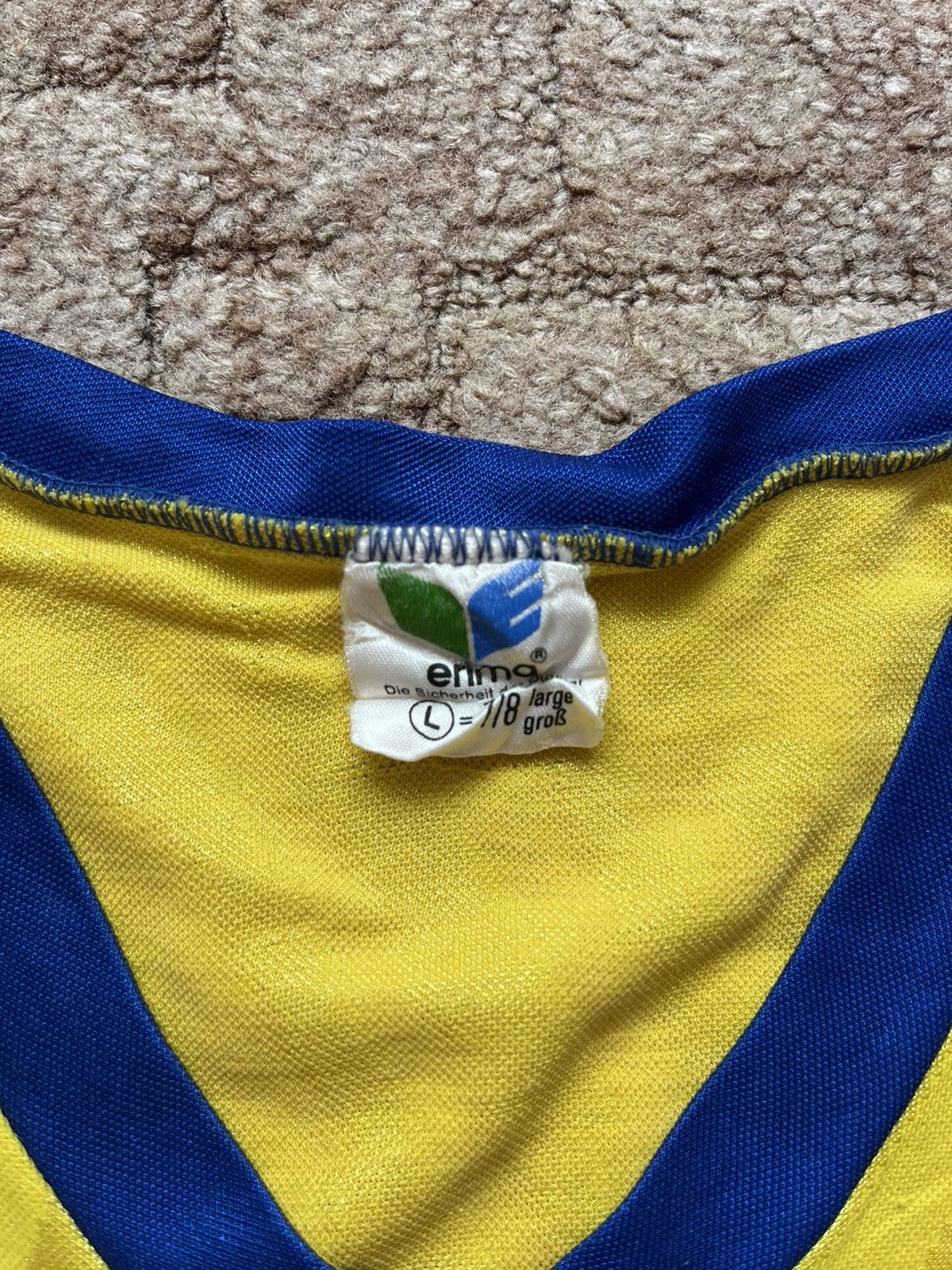 Erima Vintage Erima Toyota 90's Made In West Germany Yellow Jersey Size US L / EU 52-54 / 3 - 4 Thumbnail