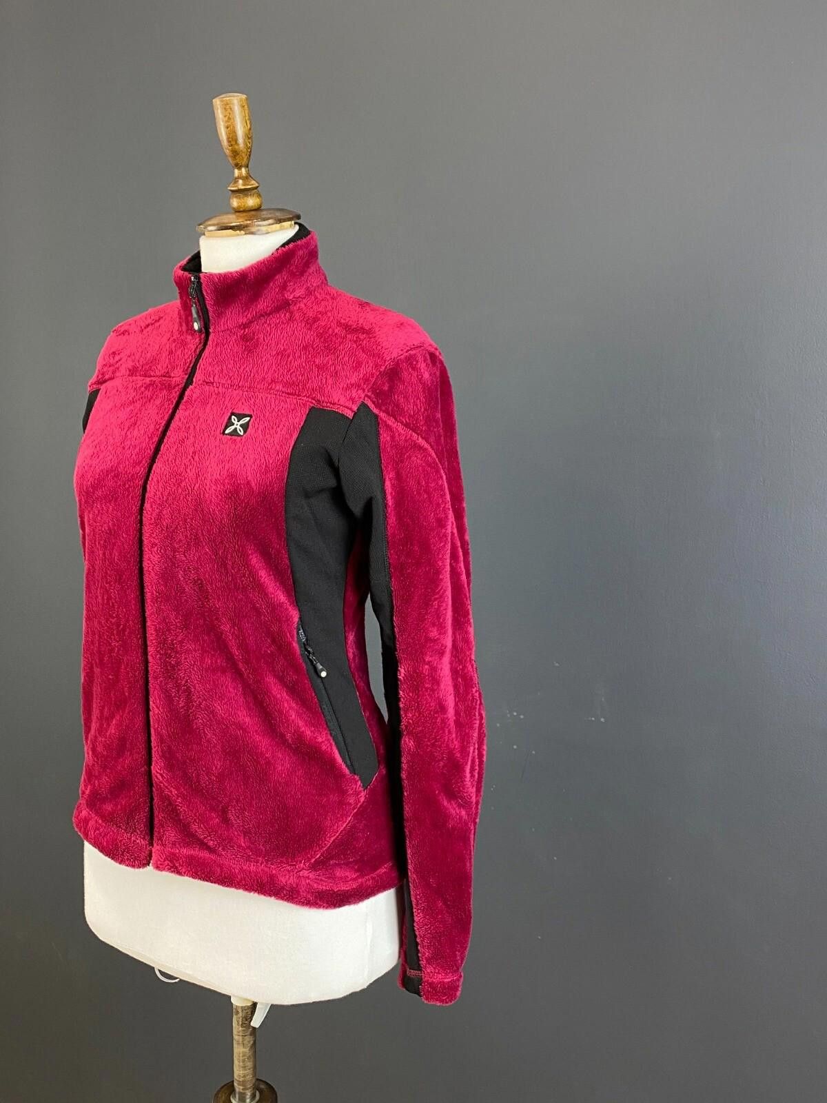 Designer Montura The Ergonomic Equipage Burgundy Fleece Jacket Size M Size M / US 6-8 / IT 42-44 - 6 Thumbnail