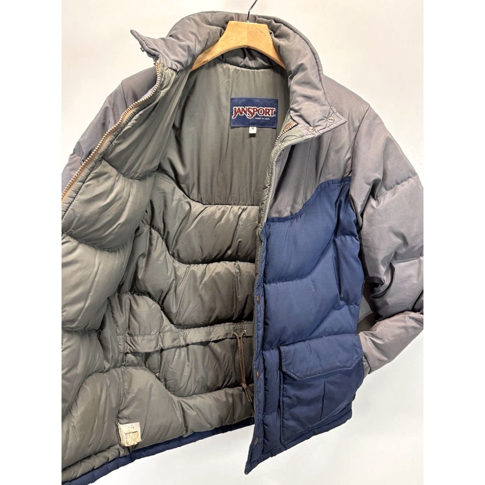 Jantzen VINTAGE Jantzen Navy Blue Puffer Down Winter Coat Jacket Men's Medium Size US M / EU 48-50 / 2 - 4 Thumbnail