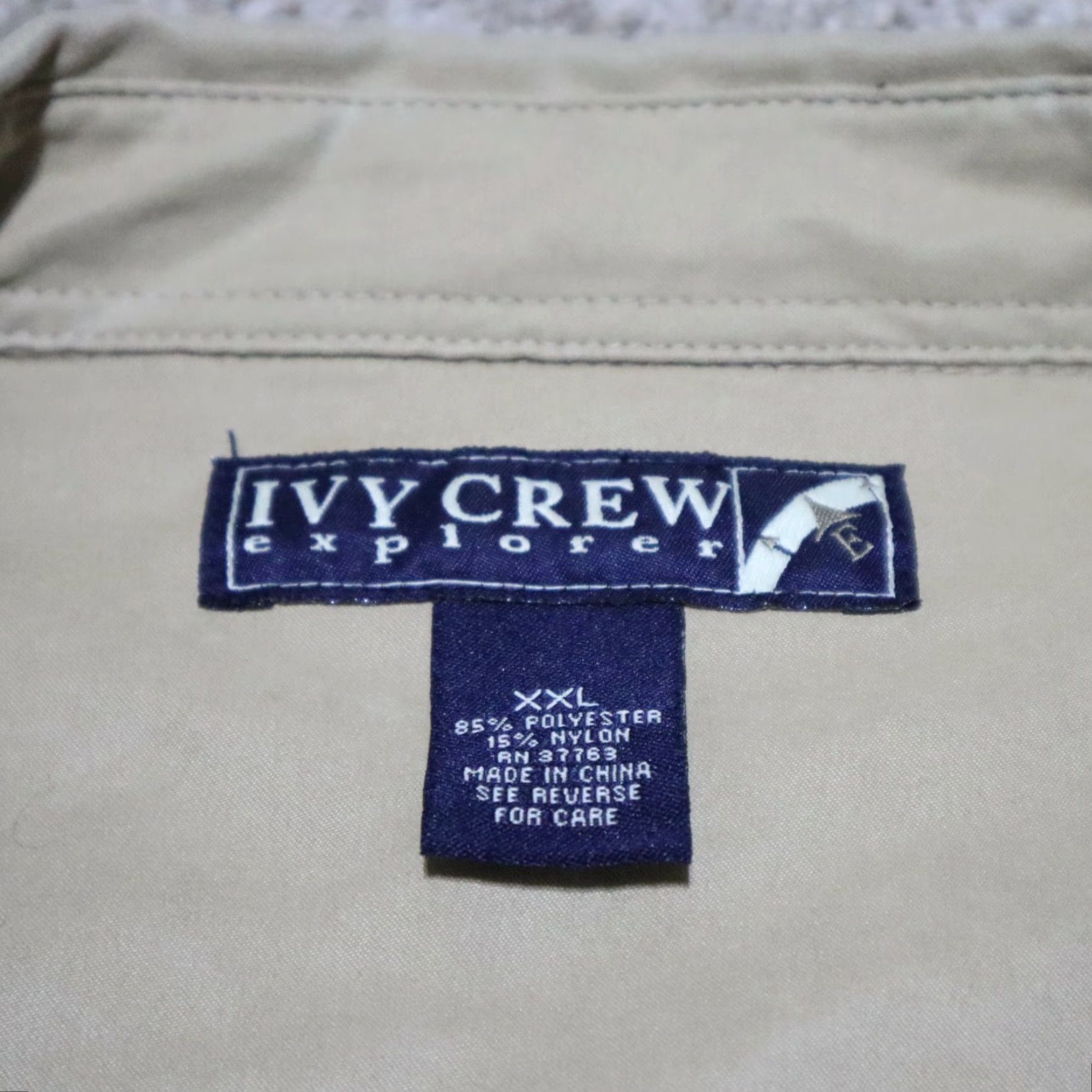 Vintage Ivy Crew Shirt Mens 2XL Button-Up Plaid Cotton Super Soft Long Sleeve Tan Brown 2XL Vintage? No. Size US XXL / EU 58 / 5 - 3 Thumbnail
