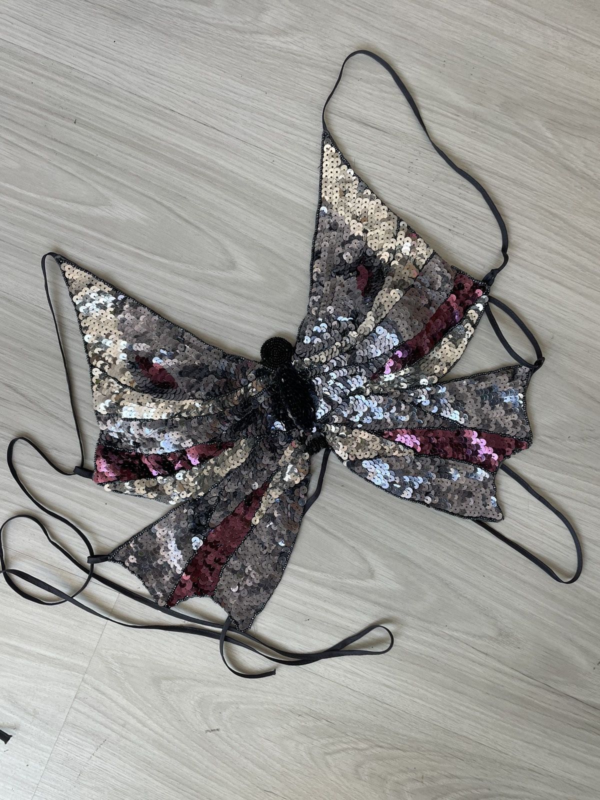 Vintage y2k butterfly top Size M / US 6-8 / IT 42-44 - 10 Thumbnail