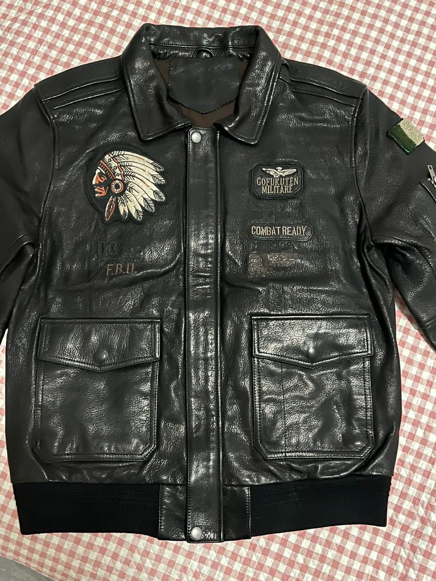 Other Street Tribe Leather Jacket Size US XXL / EU 58 / 5 - 1 Thumbnail