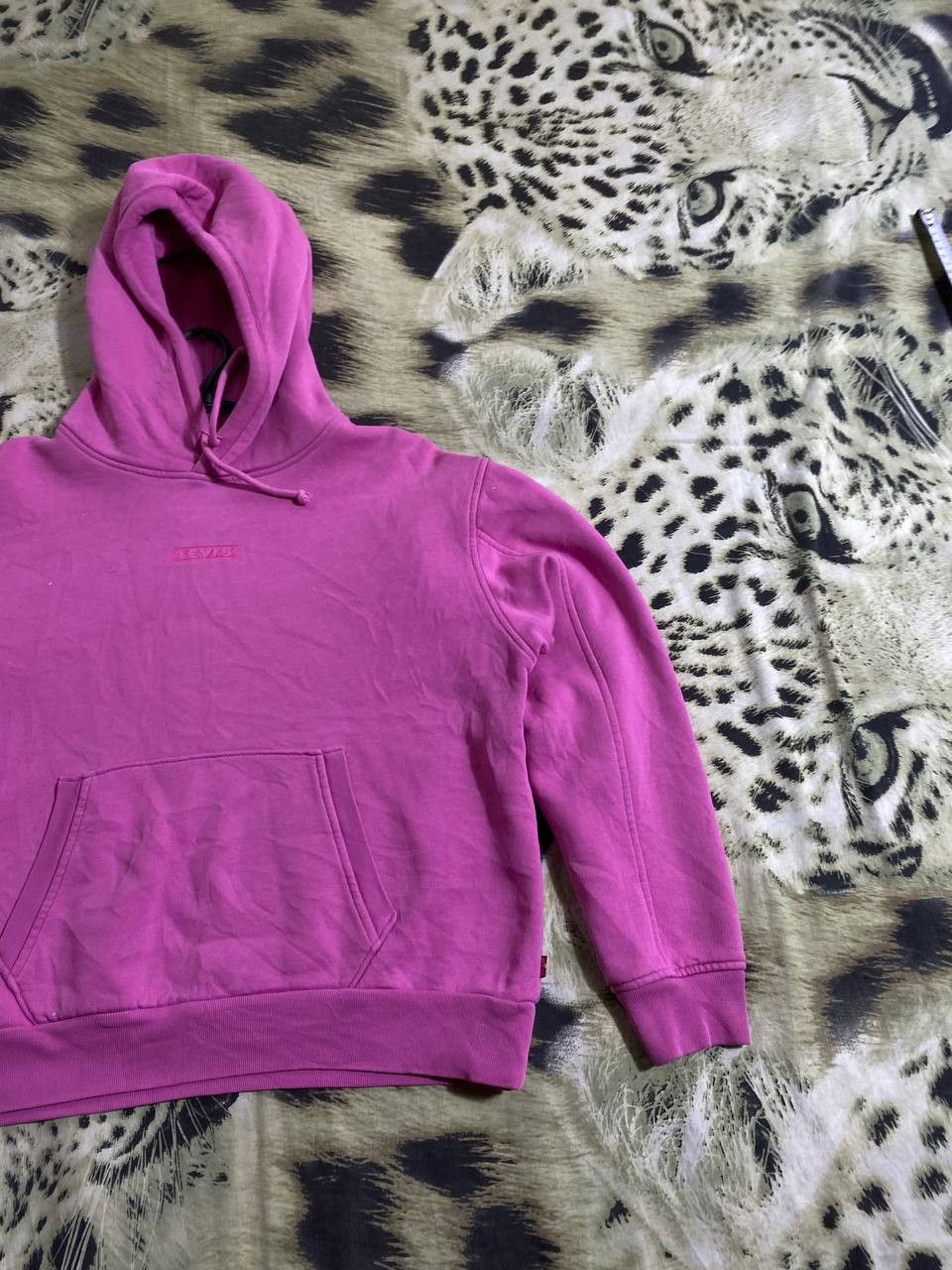 Levi's × Vintage Vintage Y2K/2000s Pink Levi’s Spellout Streetwear Hoodie! Size US XS / EU 42 / 0 - 19 Thumbnail