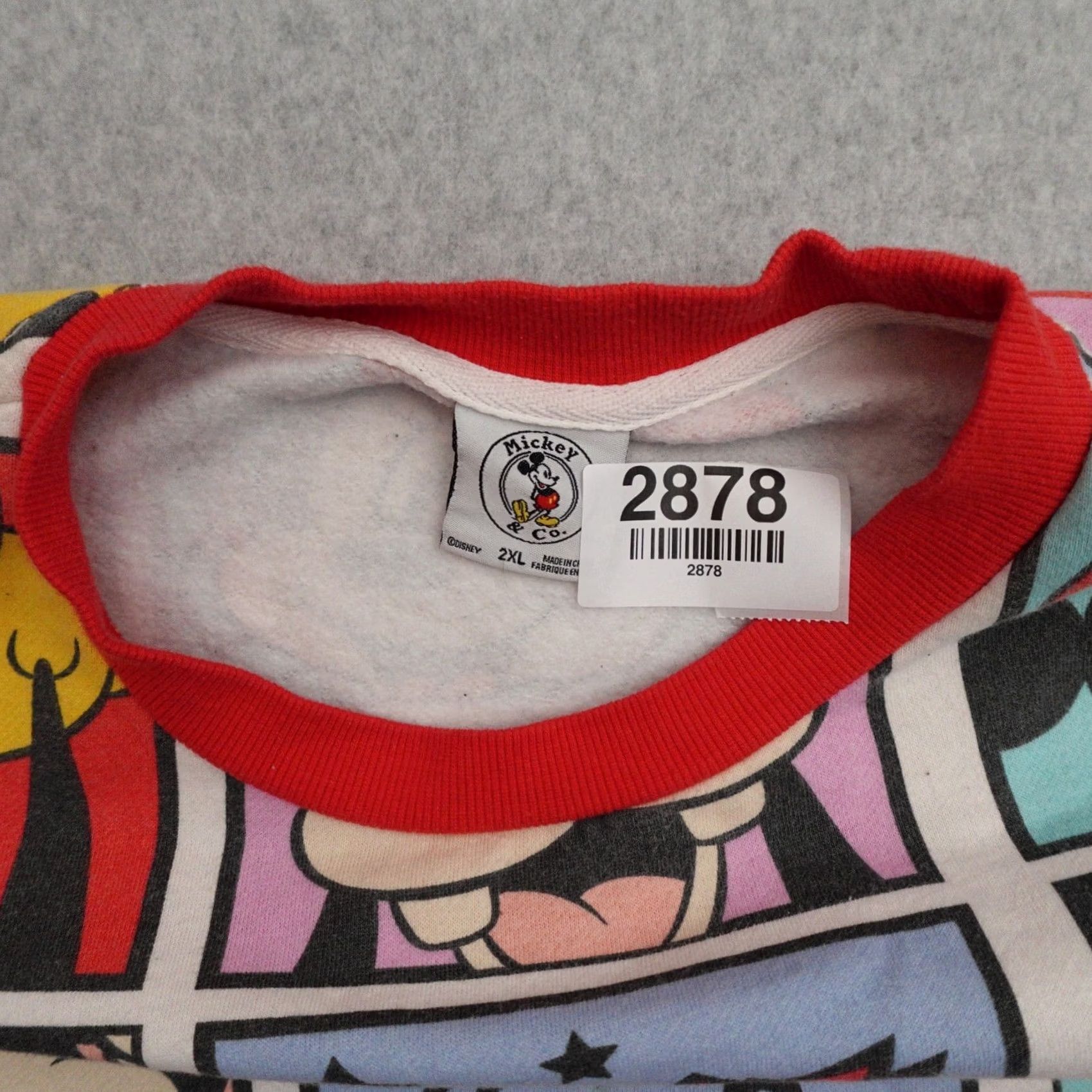 Mickey & Co. VINTAGE Mickey & Co Sweatshirt Womens 2XL Red Pullover Long Sleeve Size XXL / US 16-18 / IT 52-54 - 3 Thumbnail