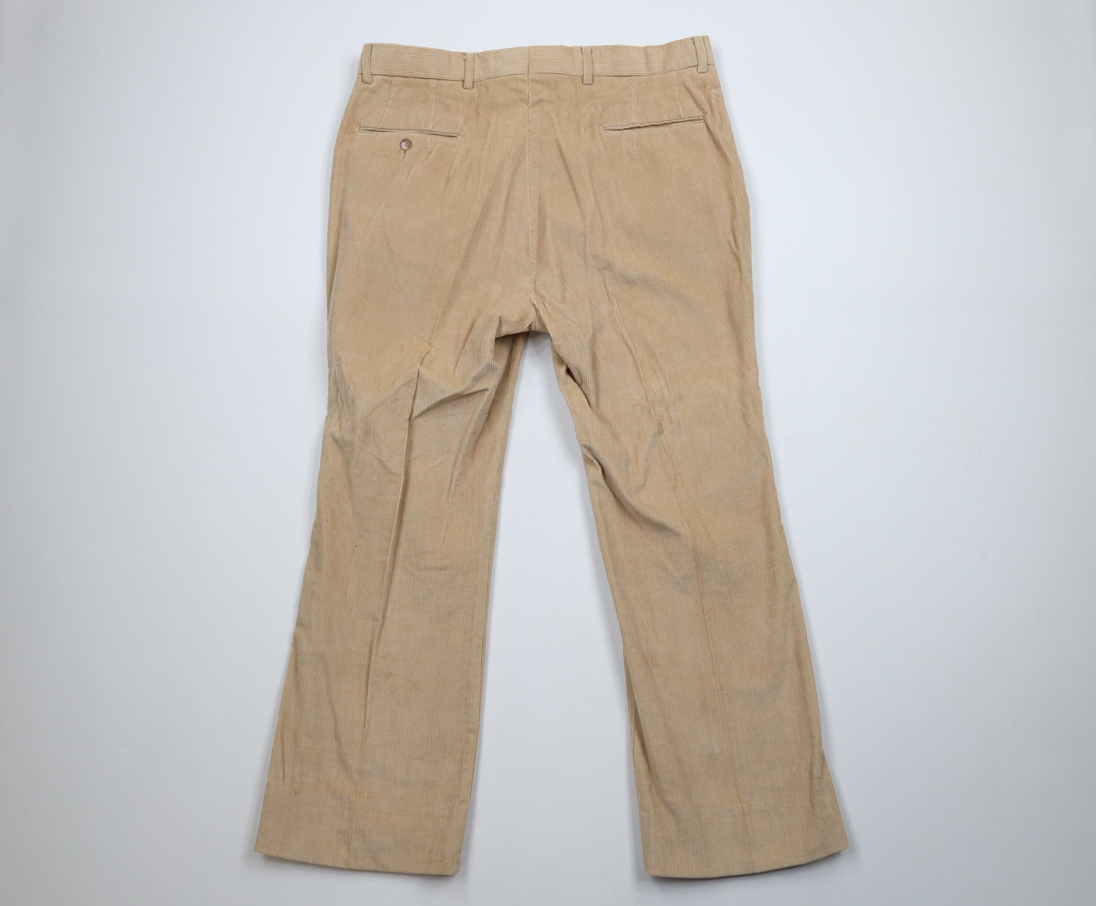 Vintage Vintage 70s Streetwear Bell Bottoms Corduroy Chino Pants Size US 36 / EU 52 - 11 Thumbnail