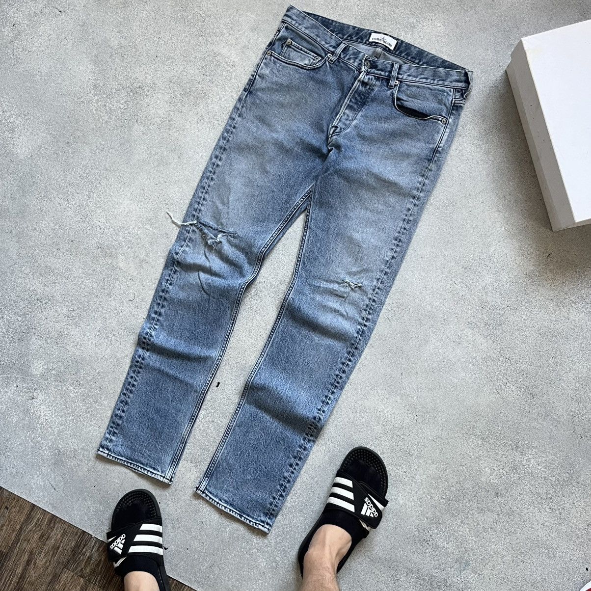 Stone Island Stone Island Jeans Denim Pants Vintage Logo y2k archive Size US 32 / EU 48 - 8 Thumbnail