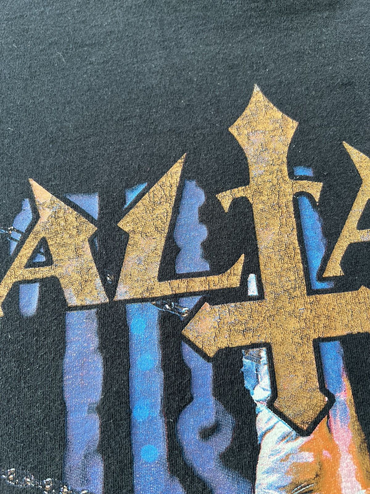Band Tees Vintage 90s Altar Band Death Metal Jesus Long Sleeve T-shirt Size US XL / EU 56 / 4 - 6 Thumbnail