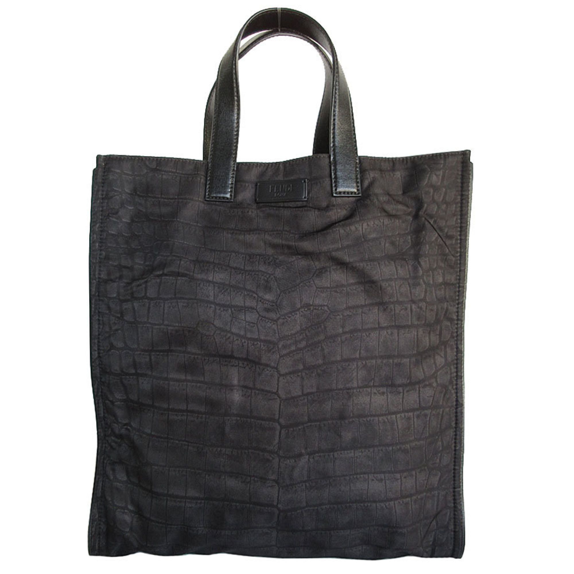 FENDI handbag nylon leather black men's 7VA367-Y4E s0460a