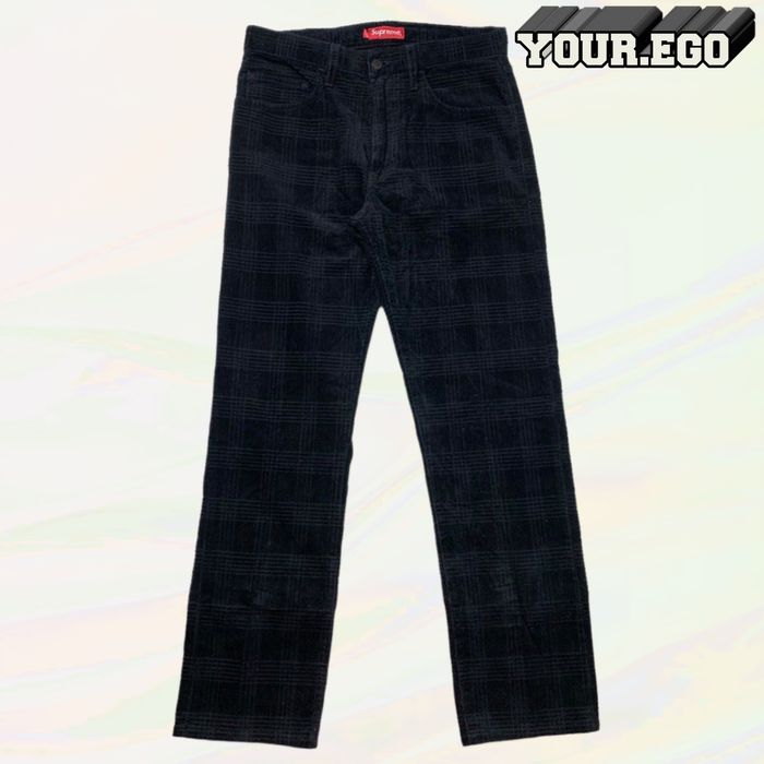 Supreme Supreme Plaid Corduroy 5 Pocket Pant F/W 14 | Grailed