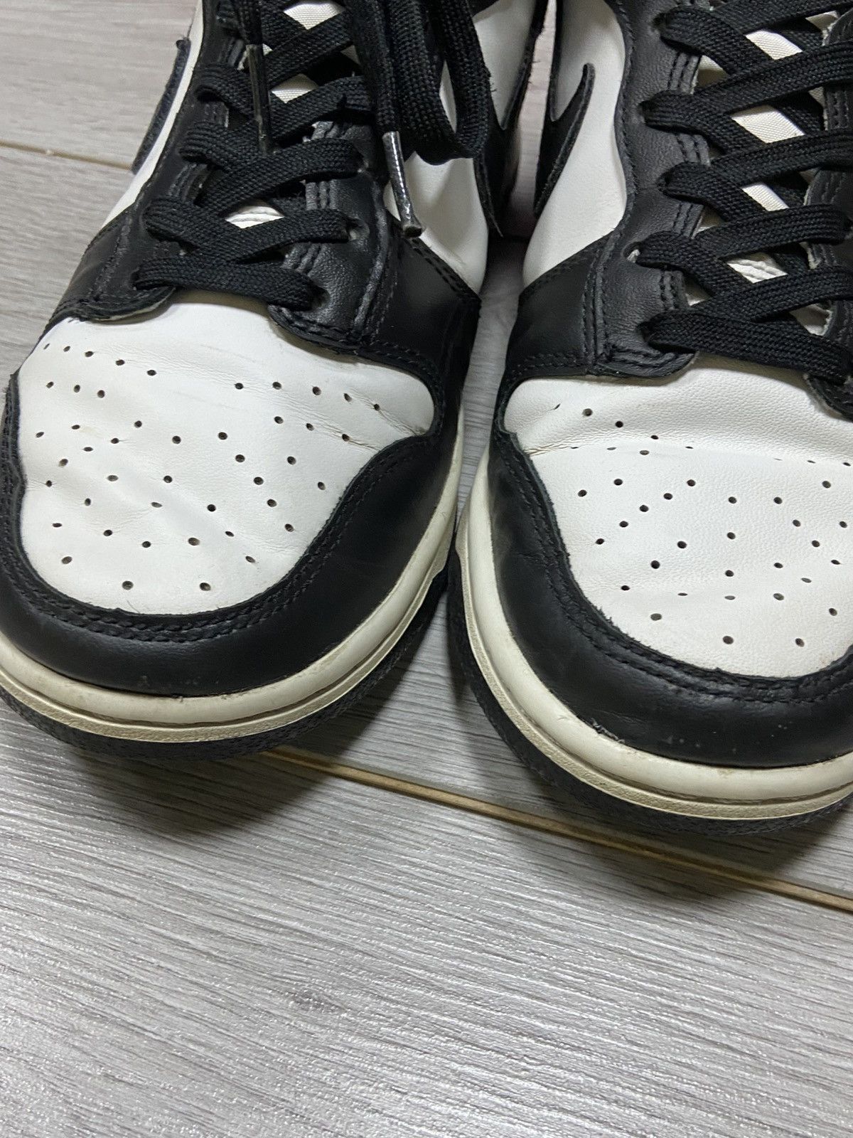 Nike Nike dunk retro black white high with box Size US 8.5 / EU 41-42 - 10 Thumbnail