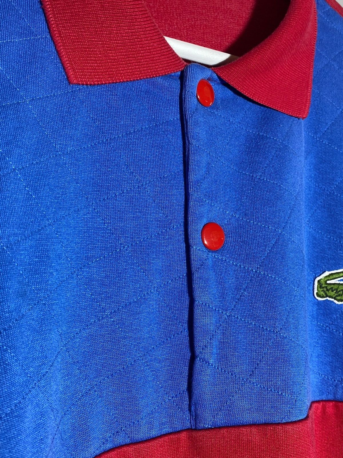 Lacoste Vintage 90s Lacoste Rare Collared Sweatshirt Size US L / EU 52-54 / 3 - 5 Thumbnail