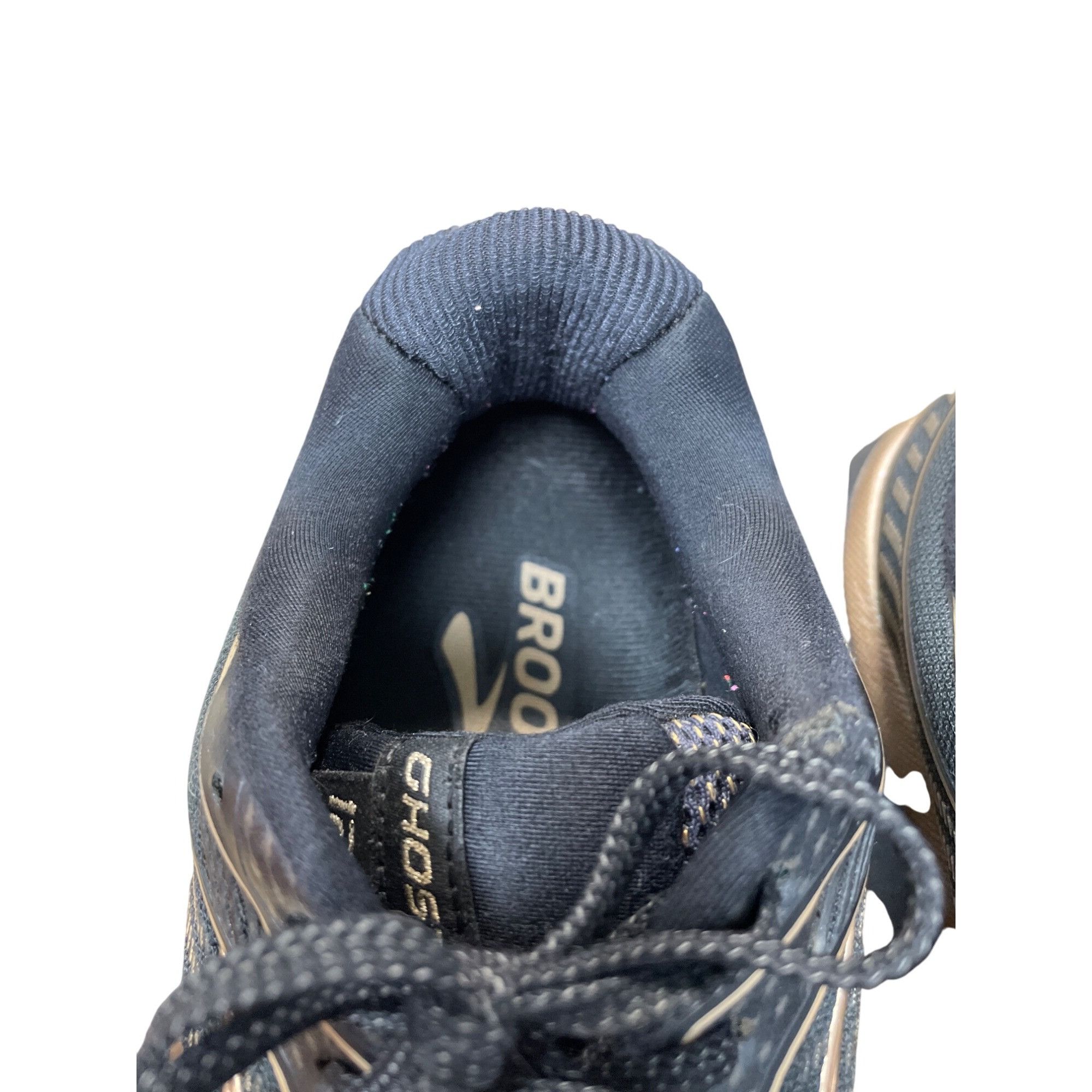 Brooks Brooks Ghost 12 Womens Black Gold Running Shoes Sneakers Siz Size US 8.5 / IT 38.5 - 9 Thumbnail