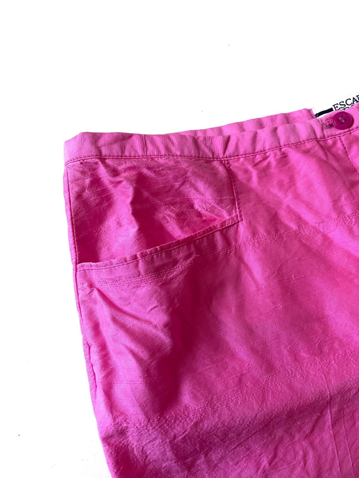 Escada × Escada Sport × Vintage ESCADA Sport Silk Pink Classic Pants Size 34/M Luxury Style Size 27" / US 4 / IT 40 - 6 Thumbnail