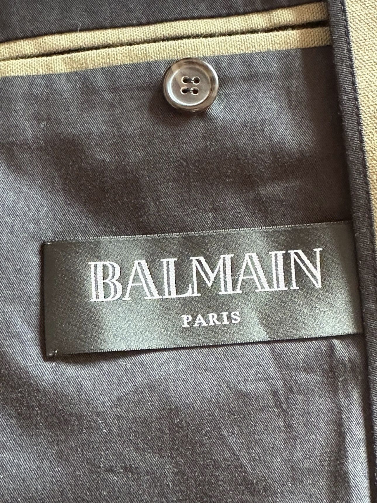 Balmain Balmain beige Jacket Navy style Size US M / EU 48-50 / 2 - 3 Thumbnail