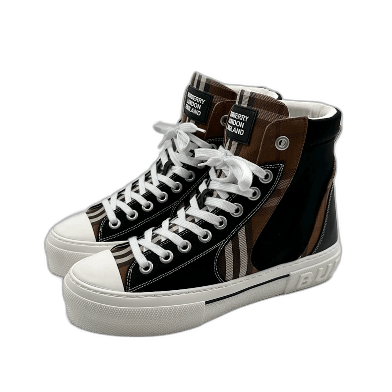 Burberry Burberry Retro Plaid High-Top Sneakers Size US 8 / EU 41 - 1 Thumbnail