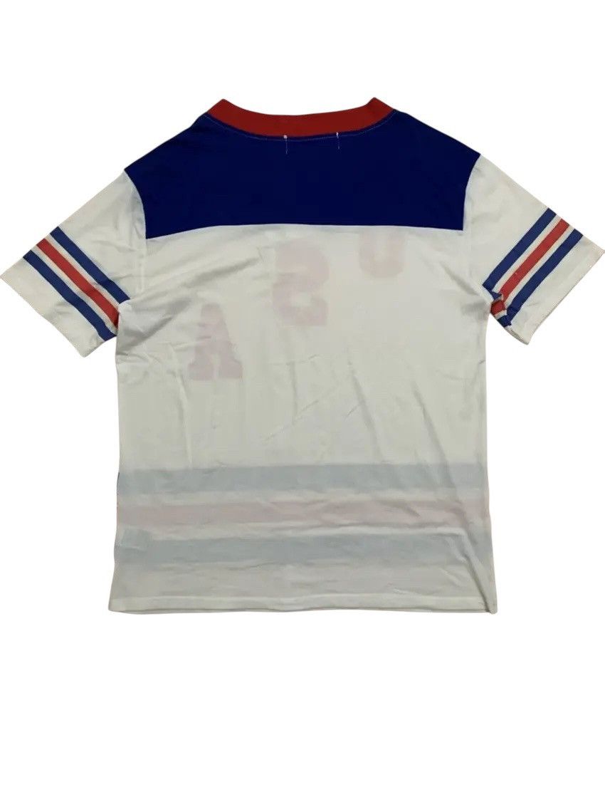 Vintage Vintage USA Red Blue Stripe Tshirt Size US L / EU 52-54 / 3 - 2 Thumbnail