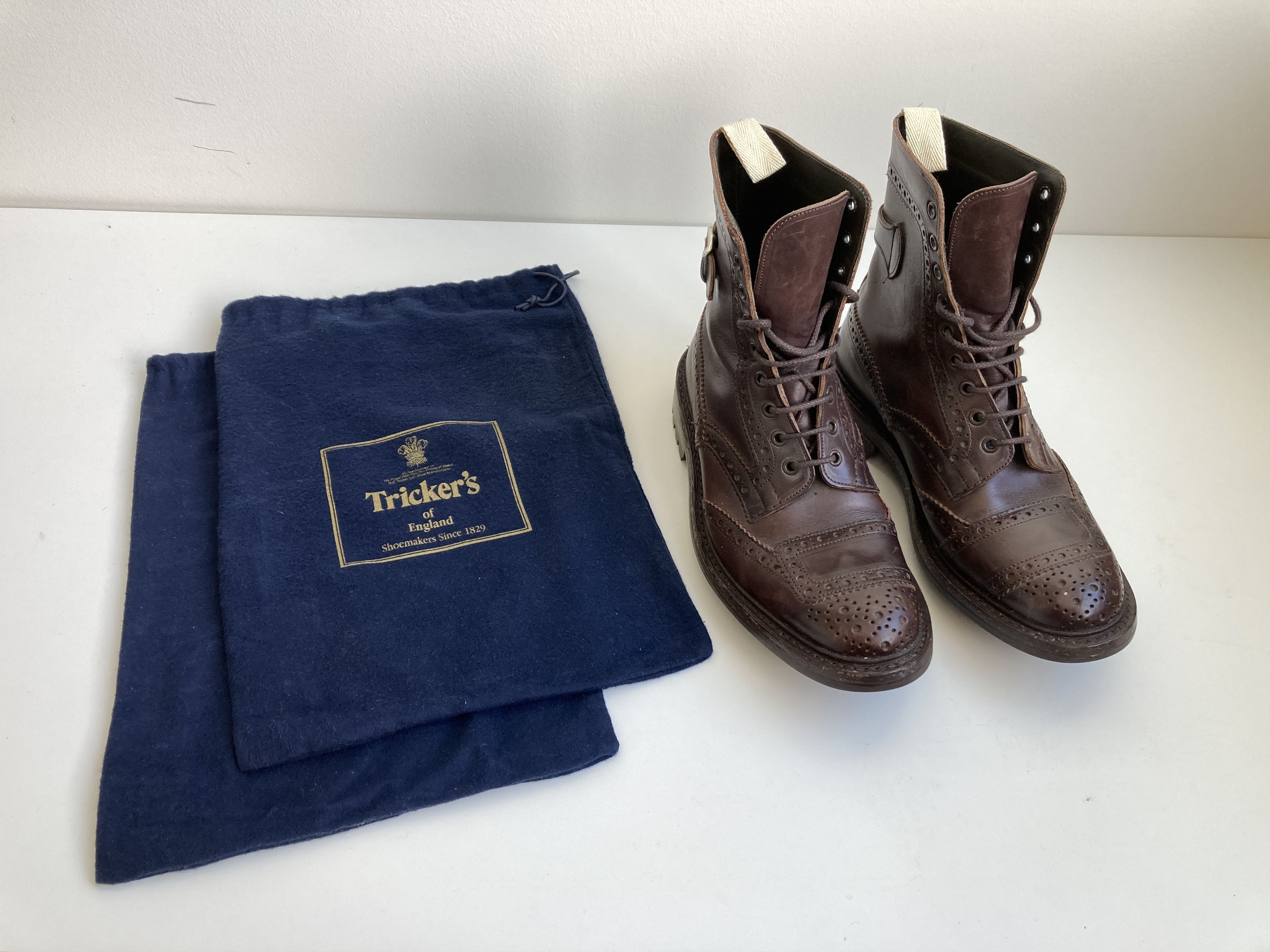 Tricker's Tricker's Brogue Commando Boots Size US 9.5 / EU 42-43 - 7 Thumbnail