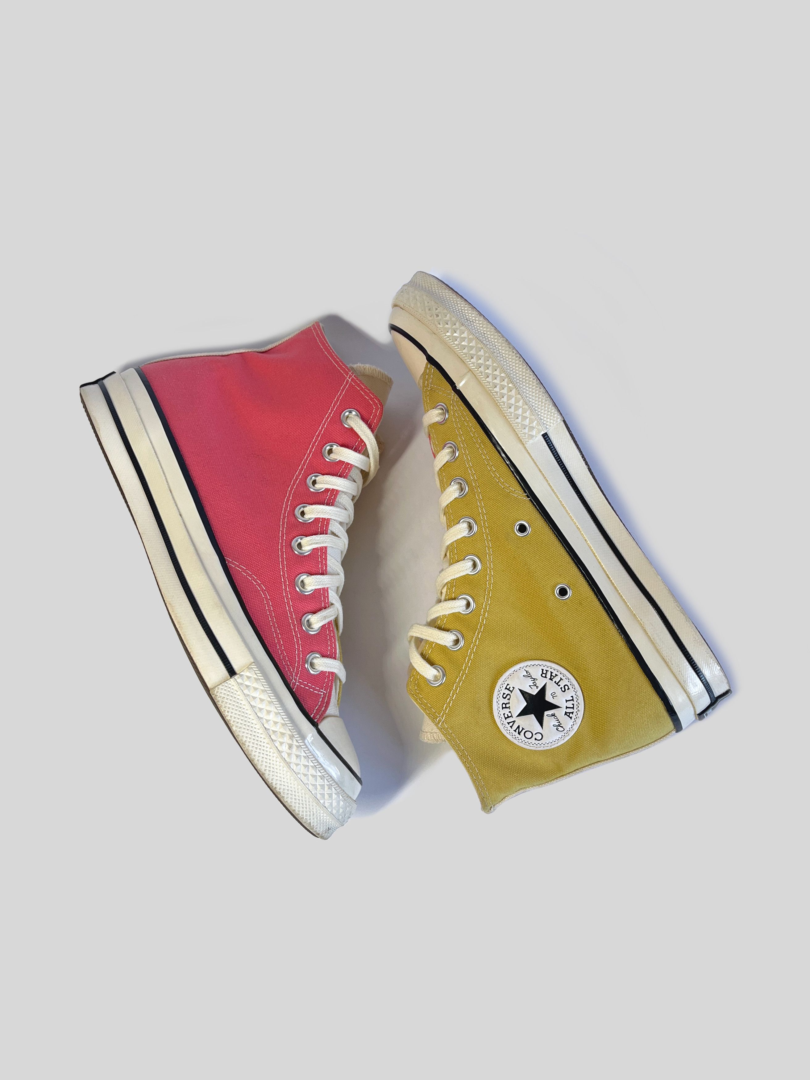 Converse Chuck 70 High Top Sneakers Pink/Yellow