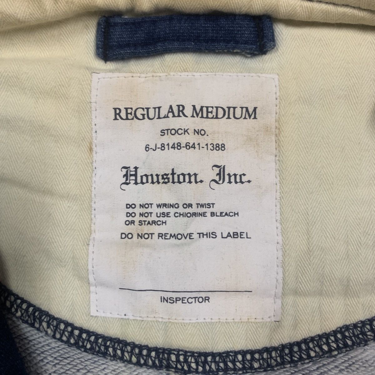 Japanese Brand Houston Japan USMA 69 Stencil Indigo Zip Up Hoodie Size US M / EU 48-50 / 2 - 8 Thumbnail