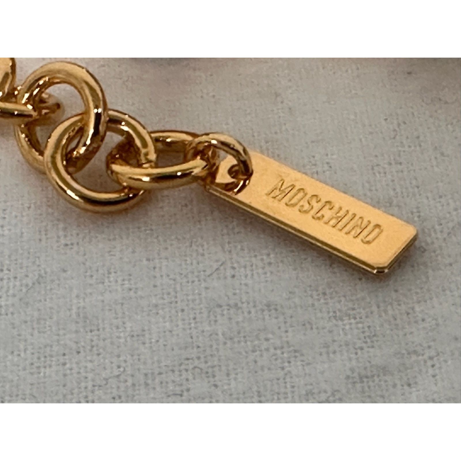 Moschino AW24 MOSCHINO Couture Gold-tone Chain Bracelet Circular Size ONE SIZE - 9 Thumbnail